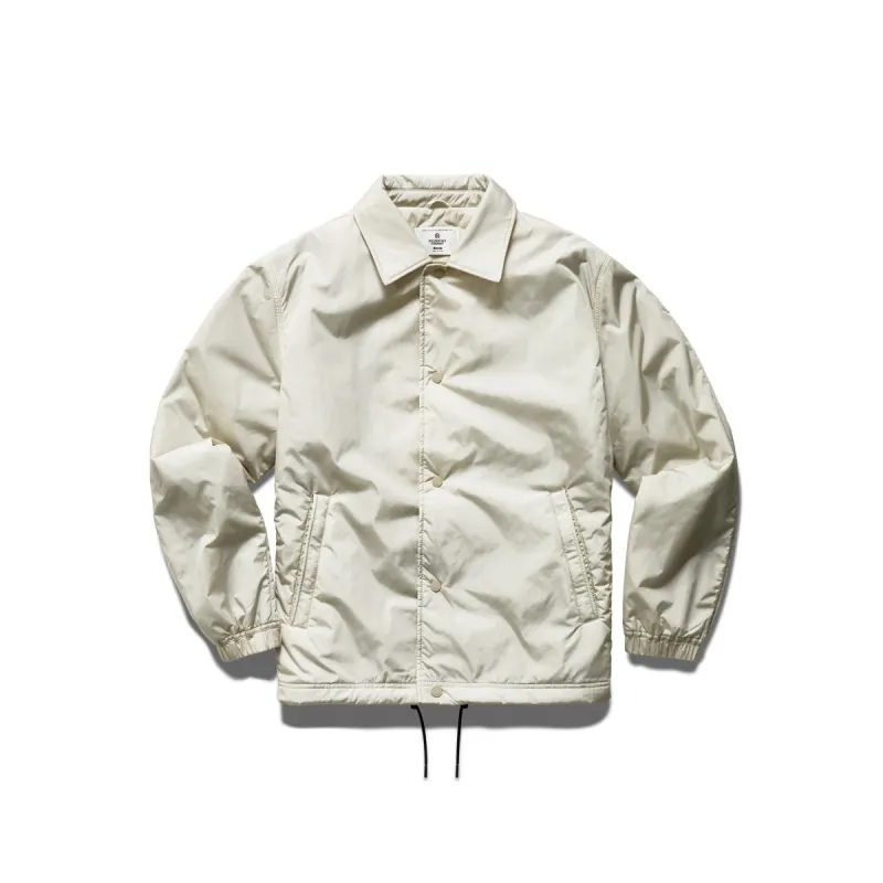 Econyl Satin Nylon Coach's Jacket sold by Reigning Champ