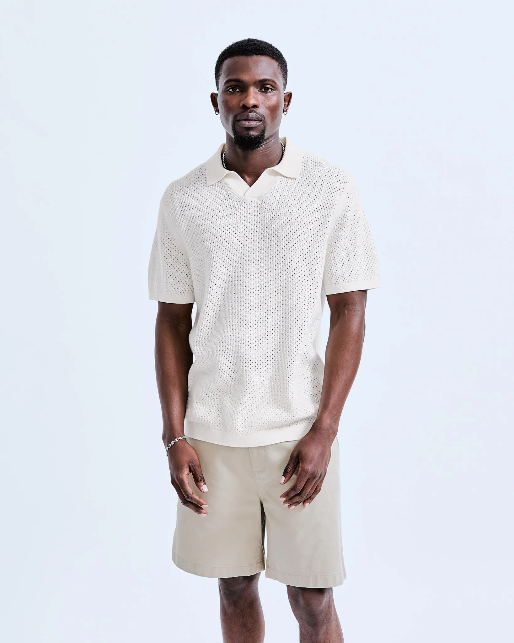Cotton Linen Victor Polo sold by Reigning Champ product image thumbnail 2