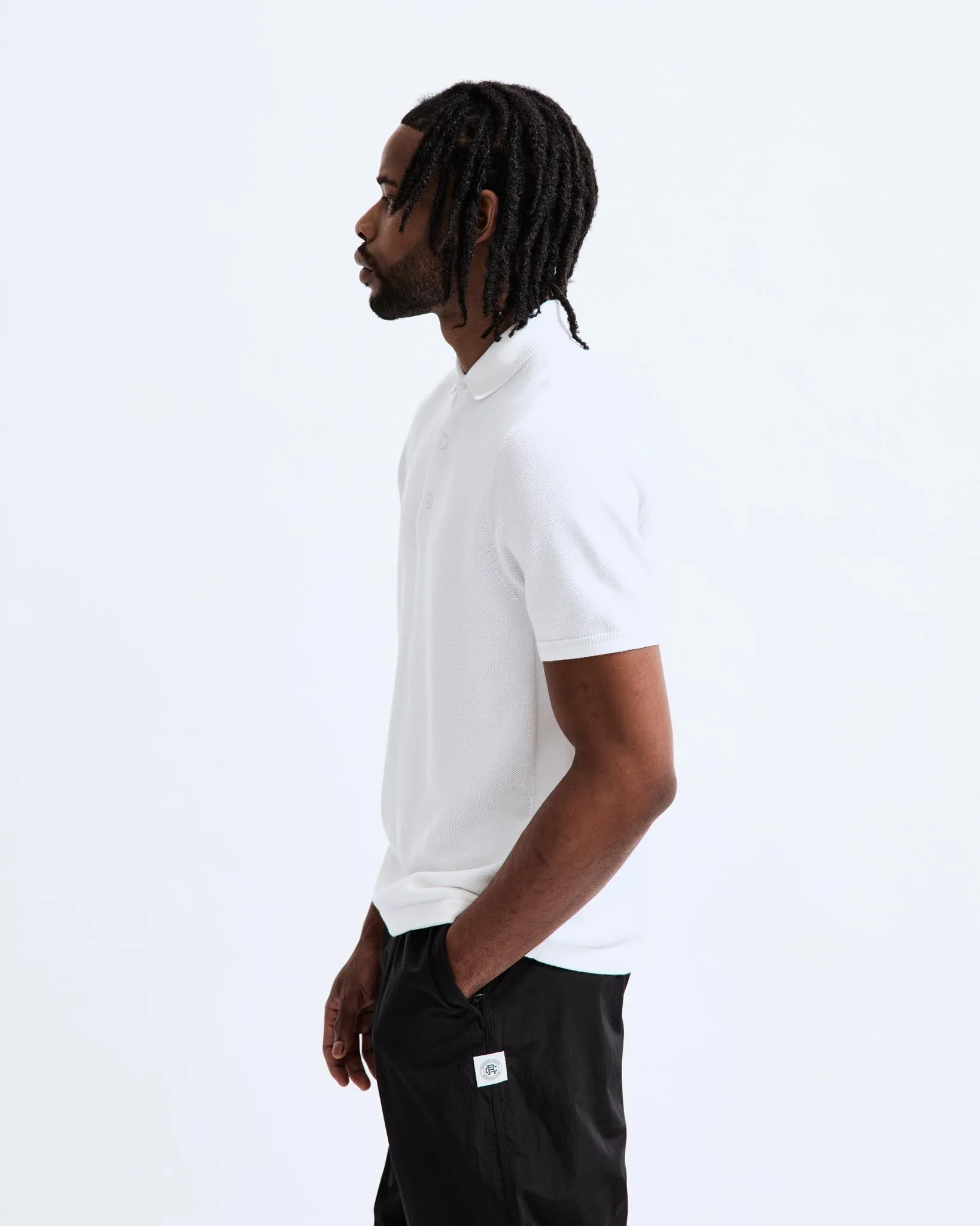 Supima Pique Ace Polo sold by Reigning Champ product image thumbnail 3