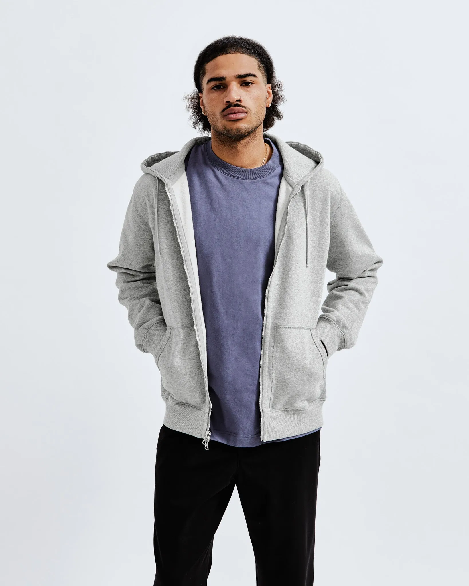 Heavyweight Fleece Classic Zip Hoodie sold by Reigning Champ product image thumbnail 2