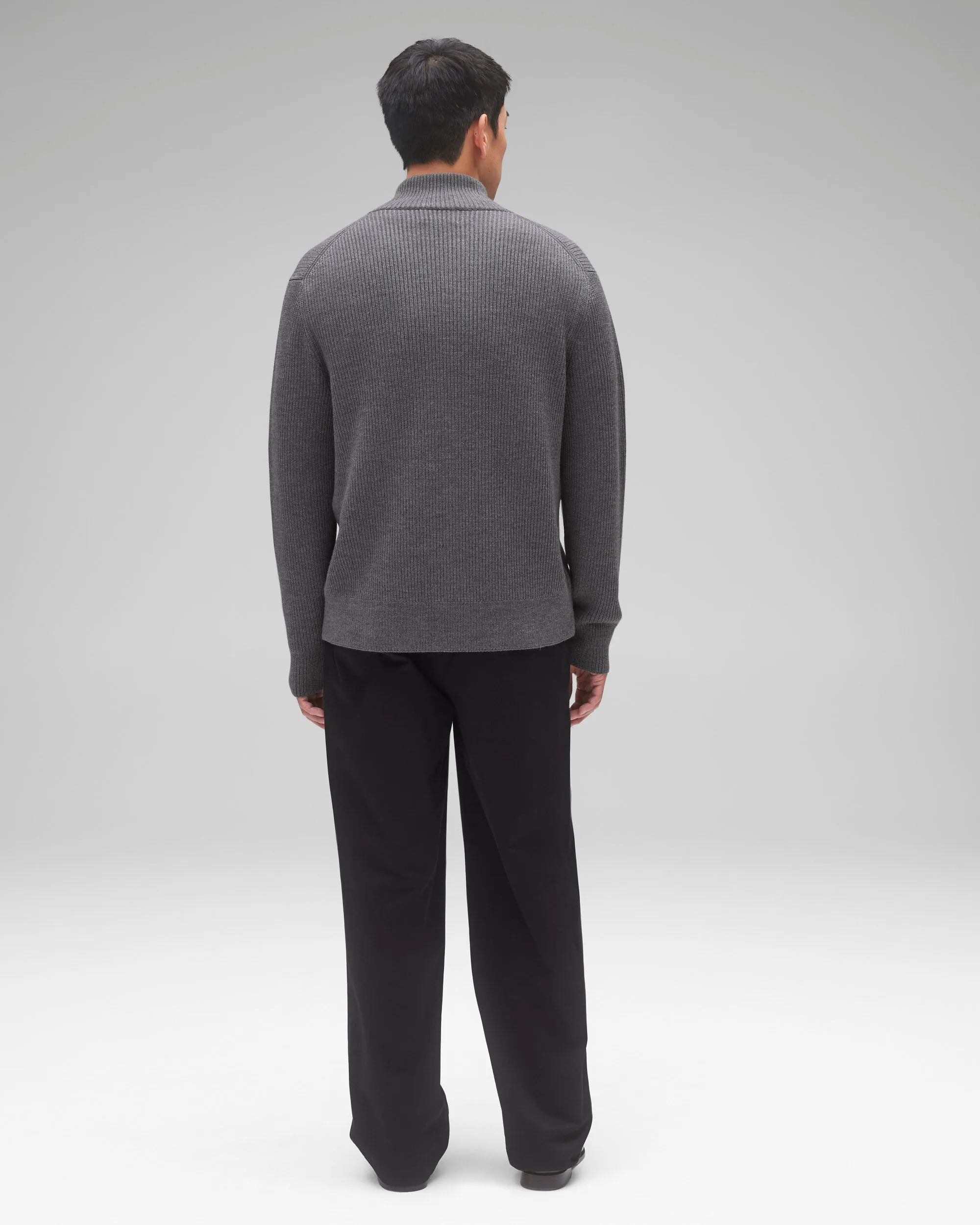 Merino Rib Vinnie Track Jacket sold by Reigning Champ product image thumbnail 5