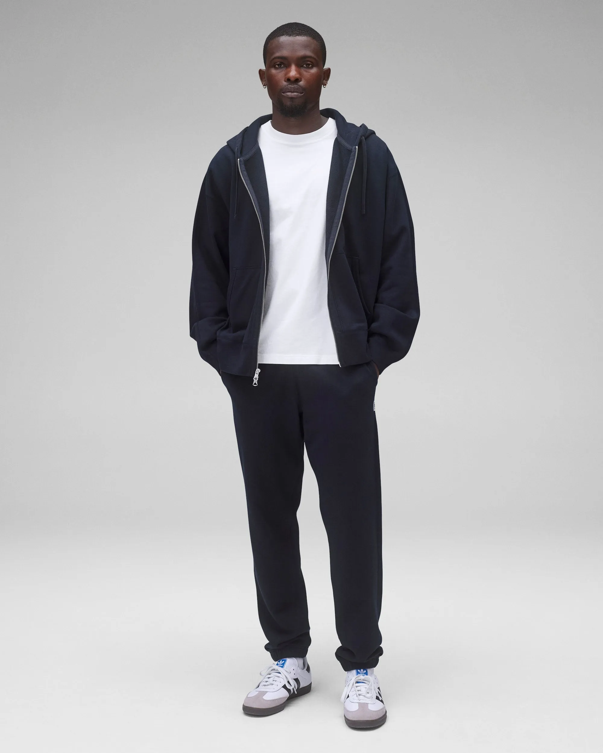 Midweight Terry Relaxed Zip Hoodie sold by Reigning Champ product image thumbnail 3