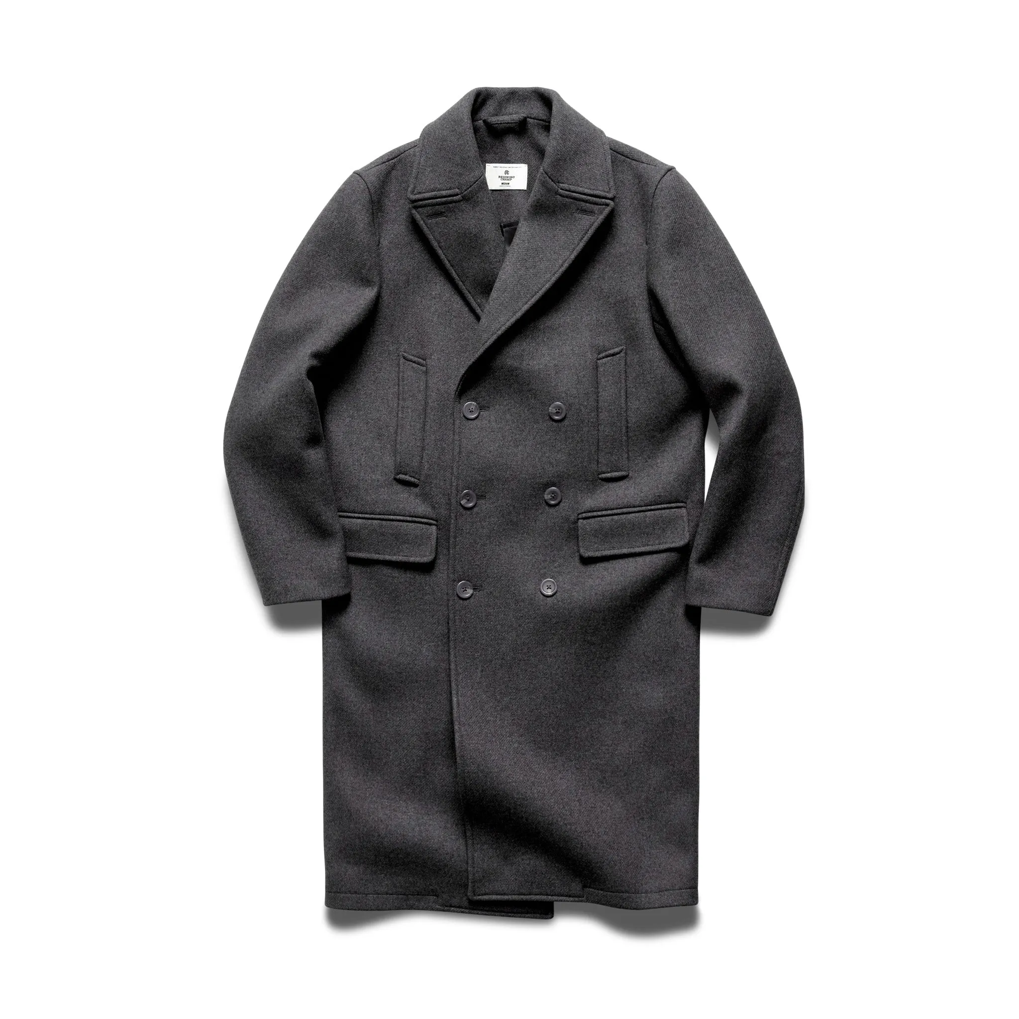 Melton Wool Polo Coat sold by Reigning Champ