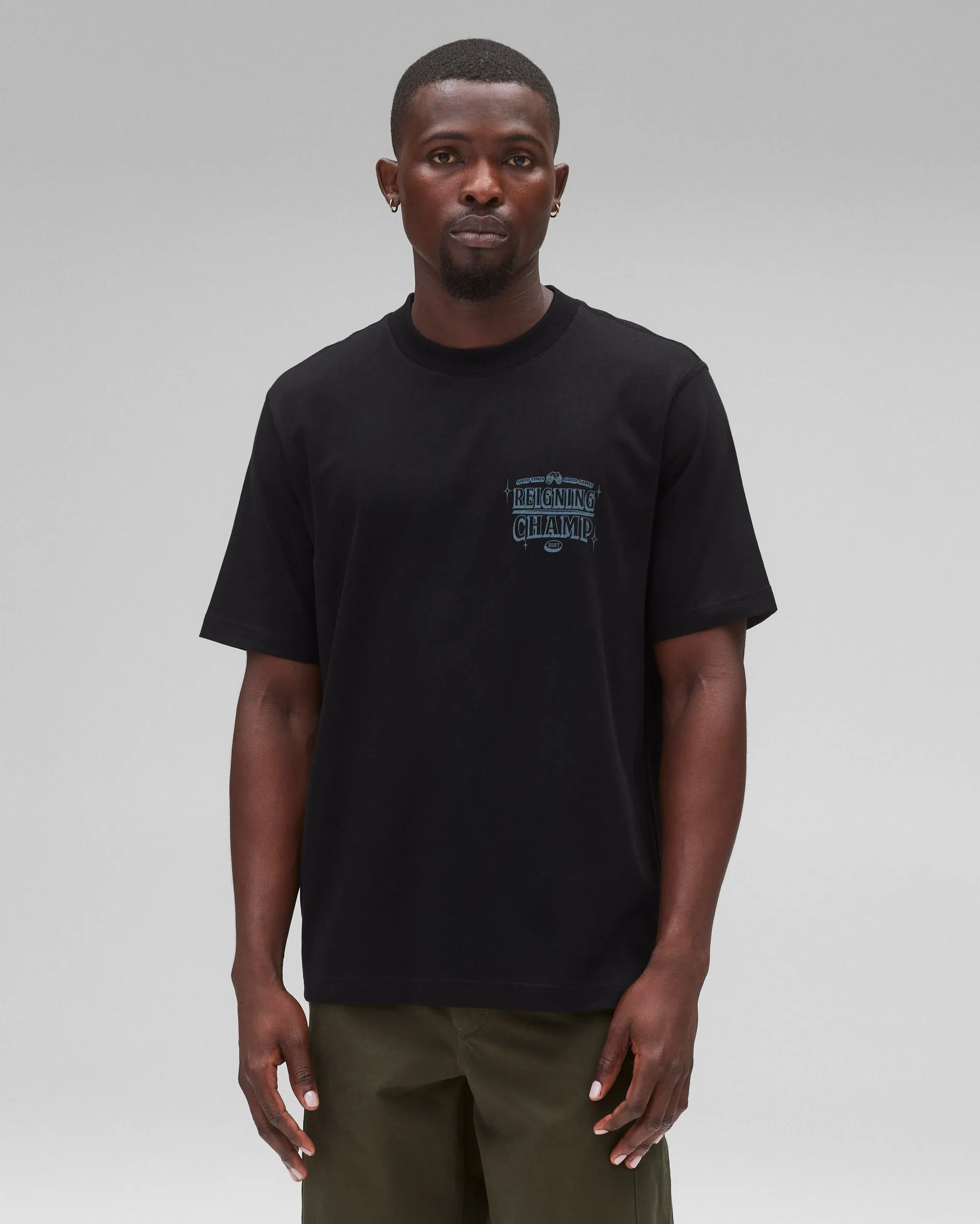 Midweight Jersey Good Times T-Shirt sold by Reigning Champ product image thumbnail 2