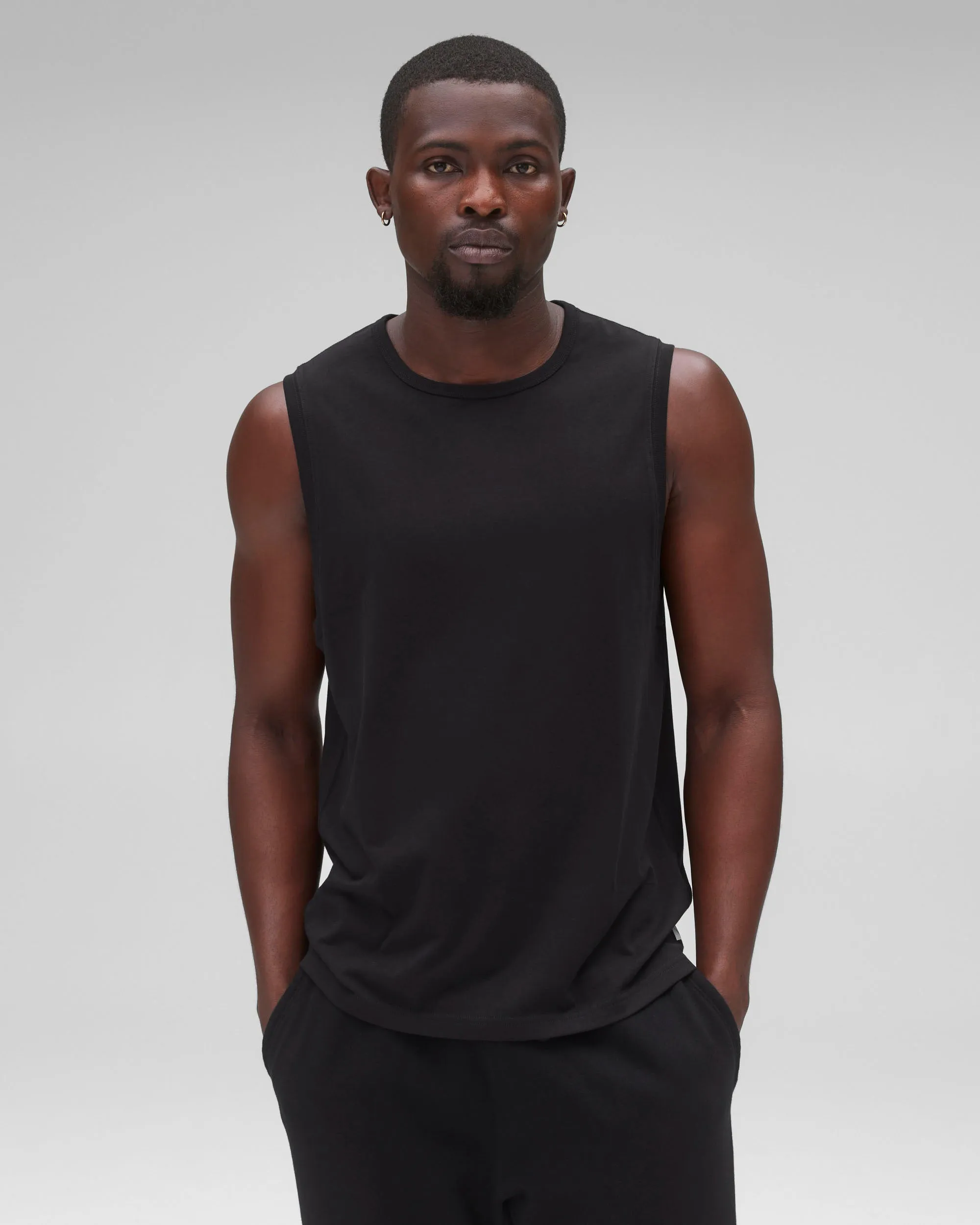 Copper Jersey Sleeveless Shirt sold by Reigning Champ product image thumbnail 2