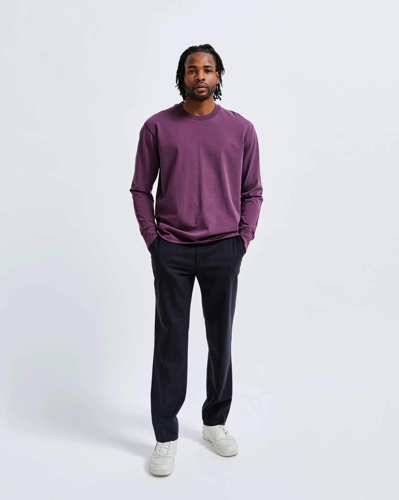 Midweight Jersey Classic Long Sleeve sold by Reigning Champ product image thumbnail 5