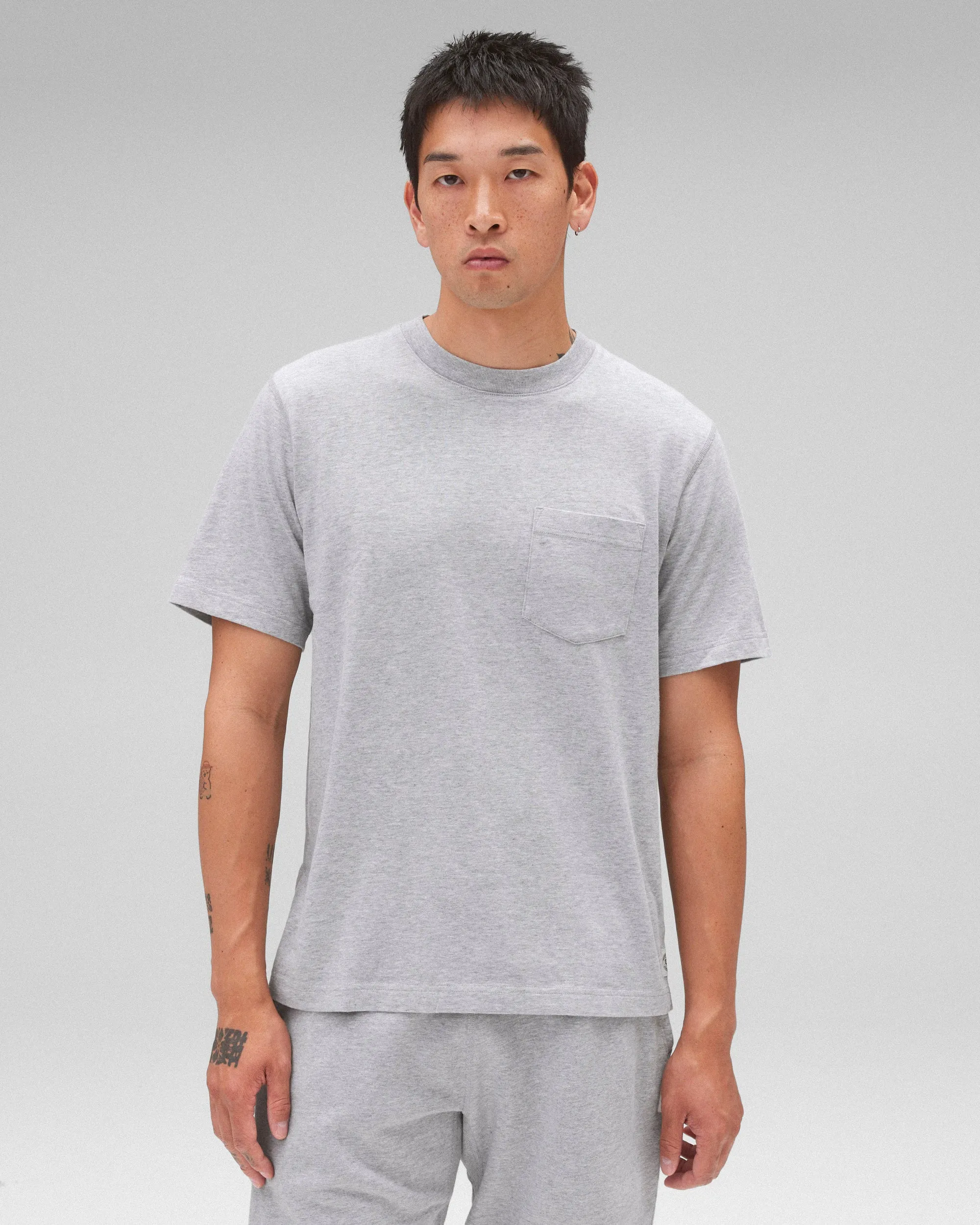 Midweight Jersey Standard Pocket T-Shirt sold by Reigning Champ product image thumbnail 2