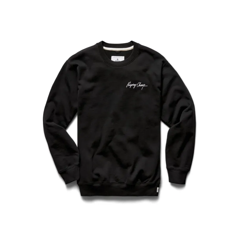 Midweight Terry Autograph Relaxed Crewneck - Vault made by Reigning Champ