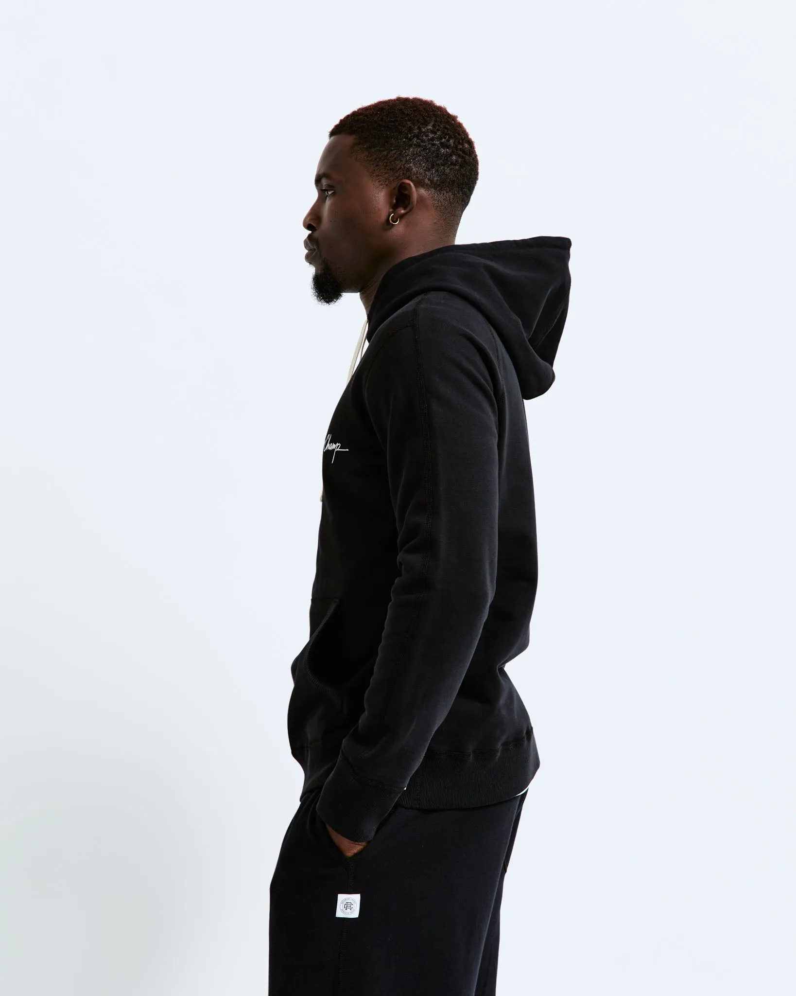 Midweight Terry Autograph Pullover Hoodie sold by Reigning Champ product image thumbnail 3