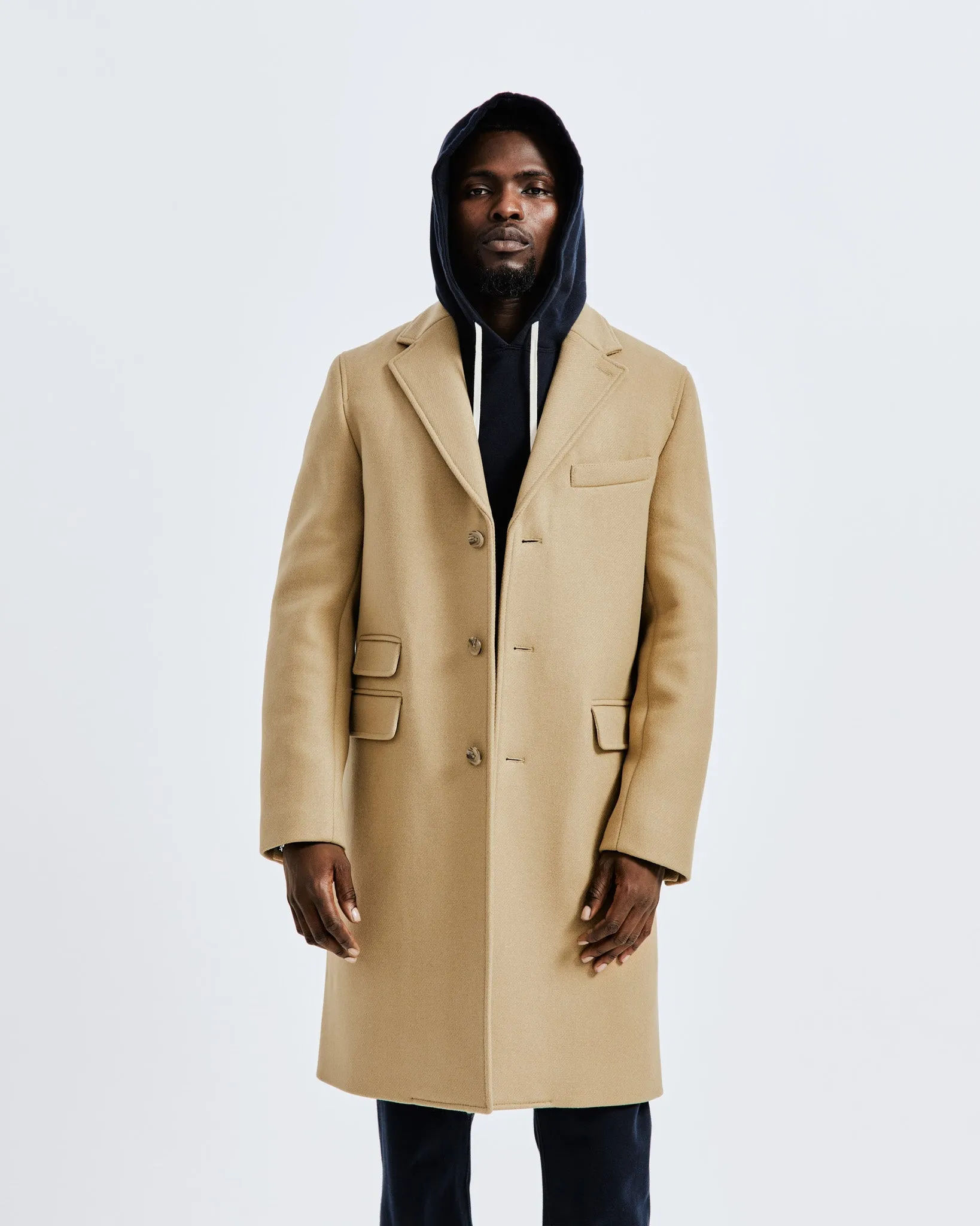 Melton Wool Away Coat sold by Reigning Champ product image thumbnail 2
