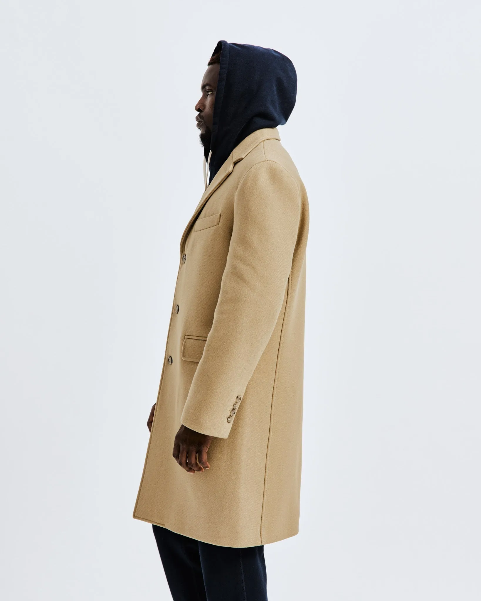 Melton Wool Away Coat sold by Reigning Champ product image thumbnail 3