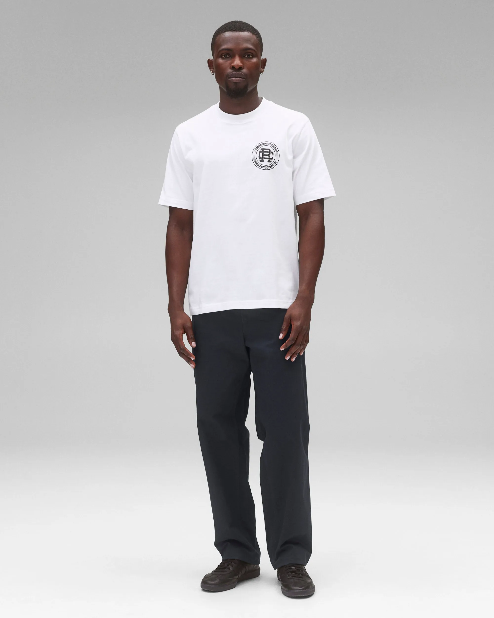 Midweight Jersey Motion Logo T-Shirt sold by Reigning Champ product image thumbnail 3