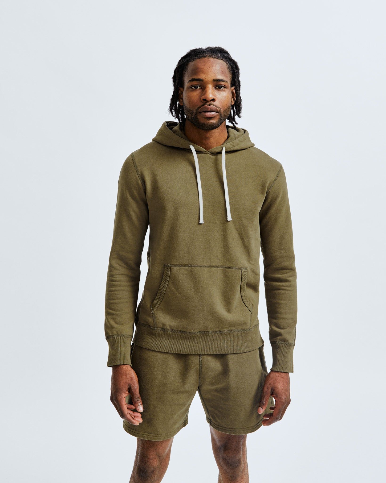 Midweight Terry Slim Pullover Hoodie sold by Reigning Champ product image thumbnail 2