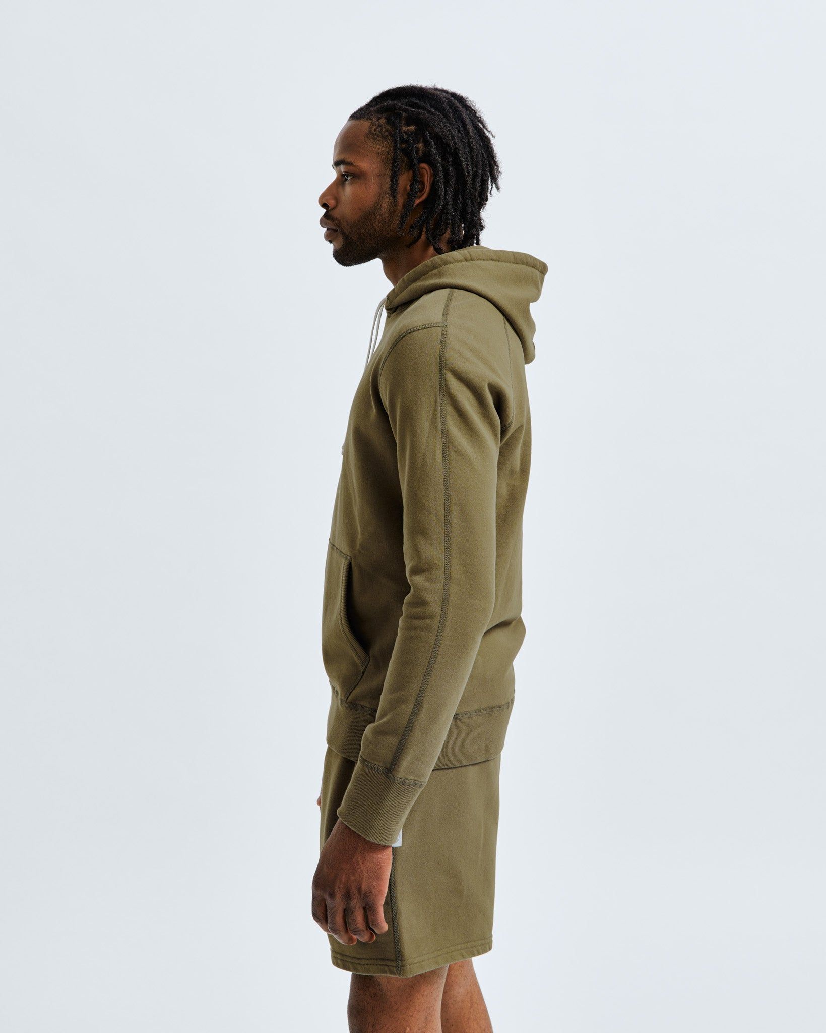 Midweight Terry Slim Pullover Hoodie sold by Reigning Champ product image thumbnail 3