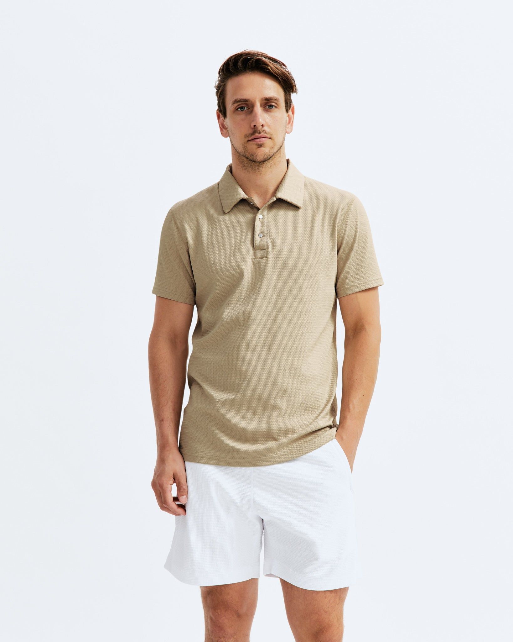 Solotex Mesh Polo sold by Reigning Champ product image thumbnail 2