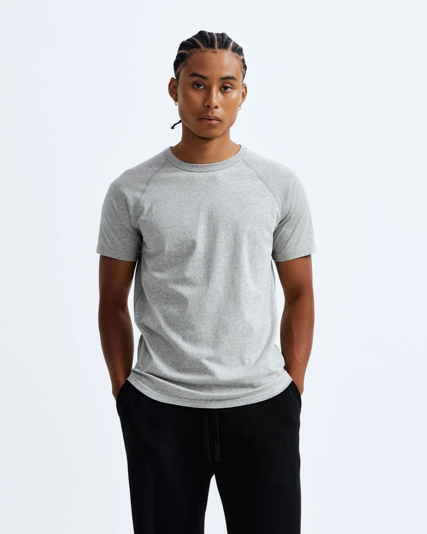 Lightweight Jersey Raglan T-Shirt - Vault sold by Reigning Champ product image thumbnail 2
