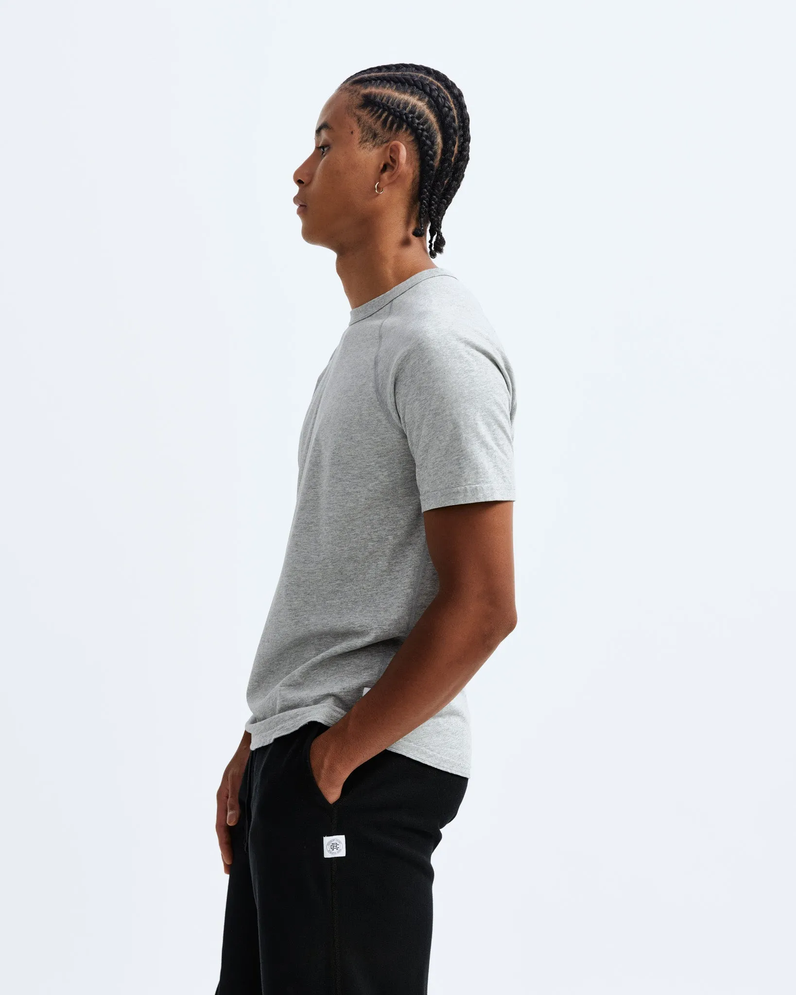 Lightweight Jersey Raglan T-Shirt - Vault sold by Reigning Champ product image thumbnail 3