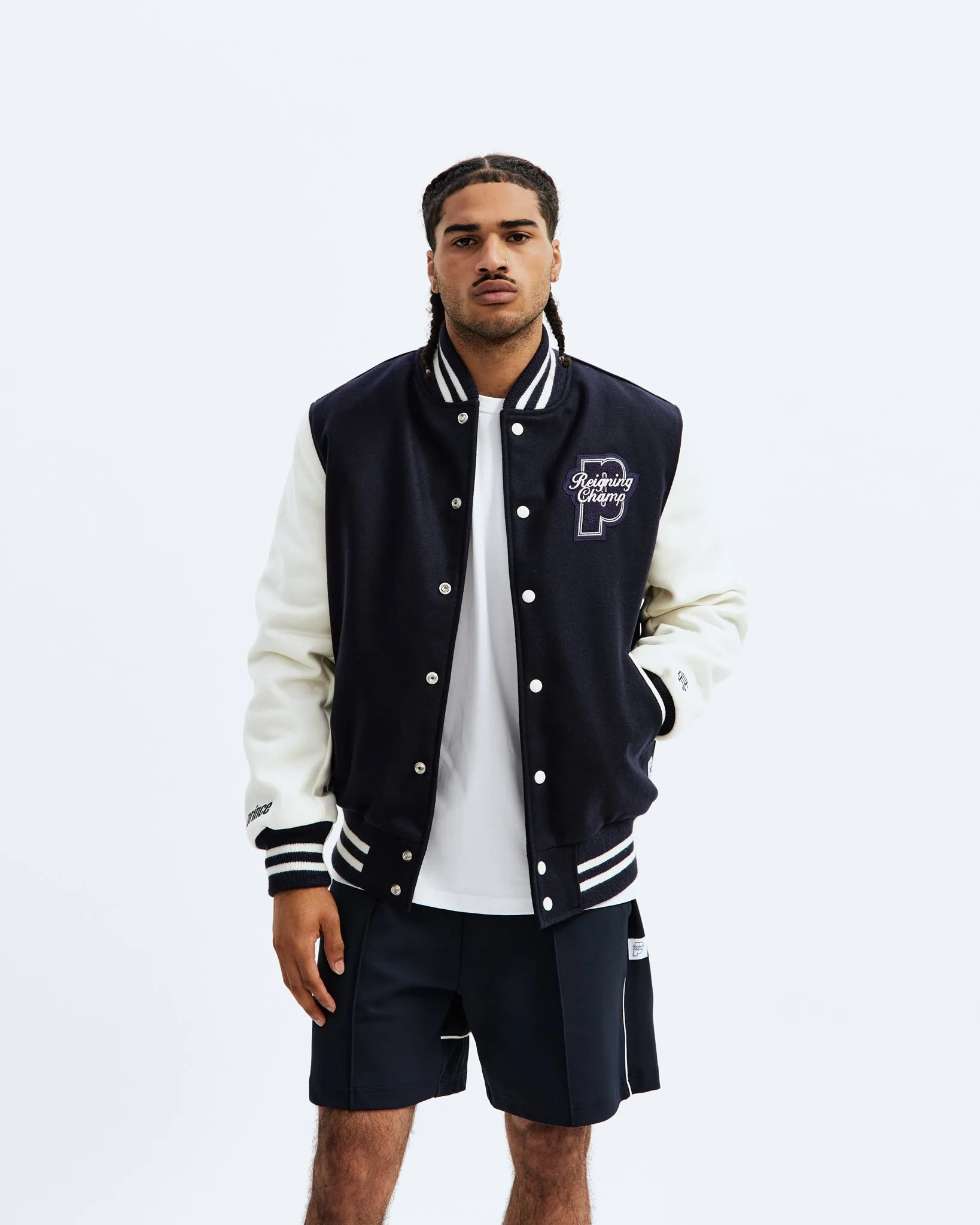 Prince Wool Varsity Jacket sold by Reigning Champ product image thumbnail 2