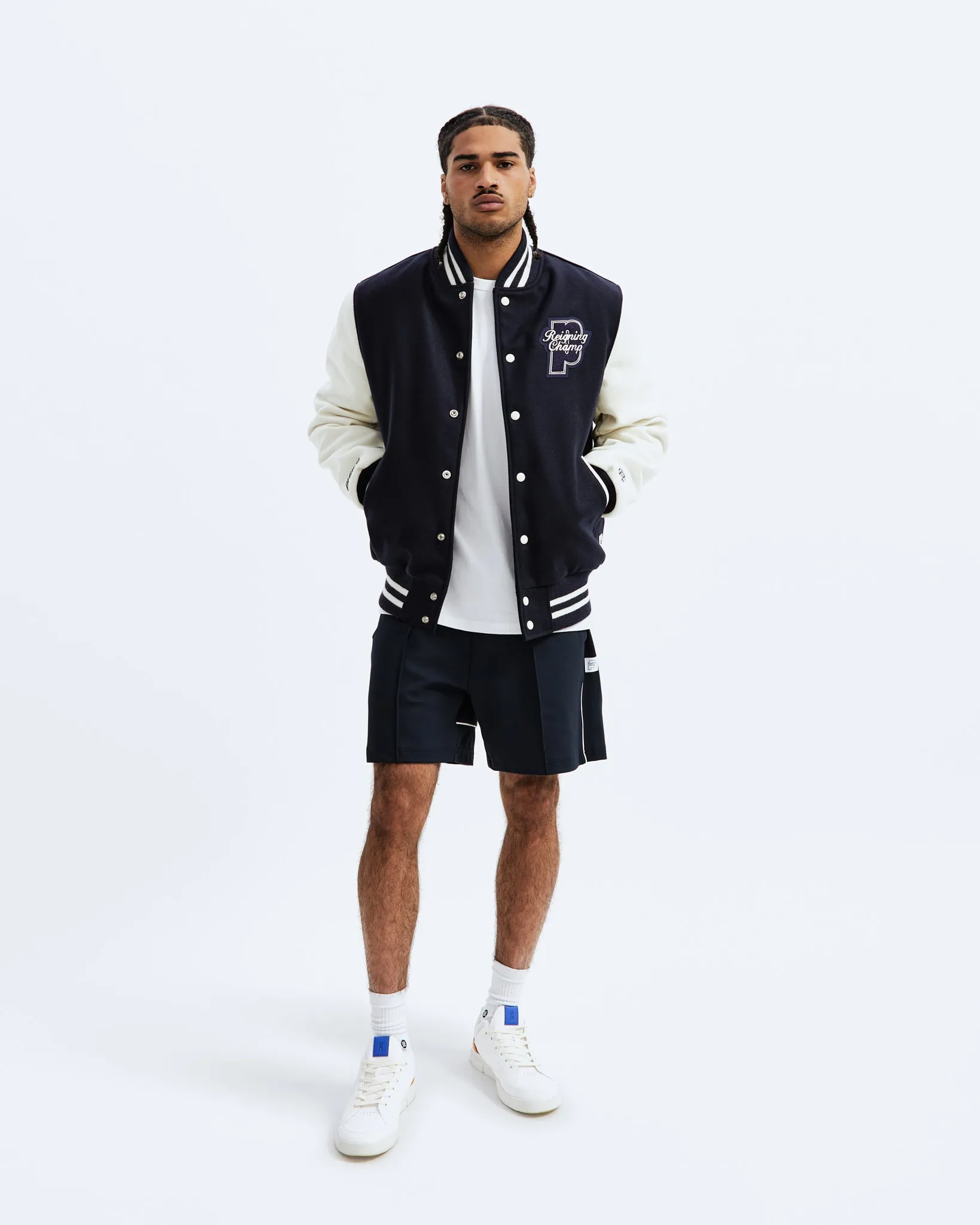 Prince Wool Varsity Jacket sold by Reigning Champ product image thumbnail 4