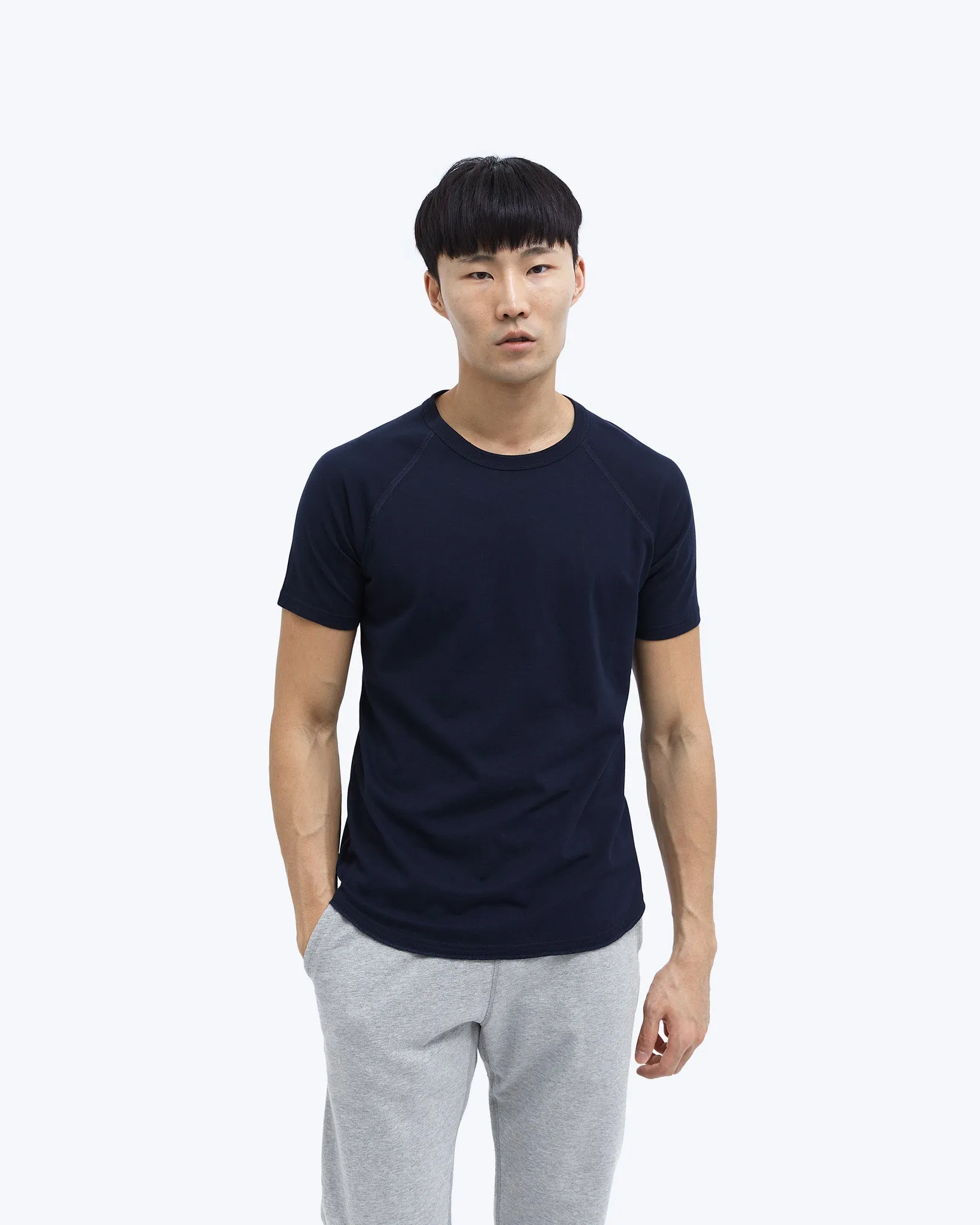 Lightweight Jersey Raglan T-Shirt - Vault sold by Reigning Champ product image thumbnail 2