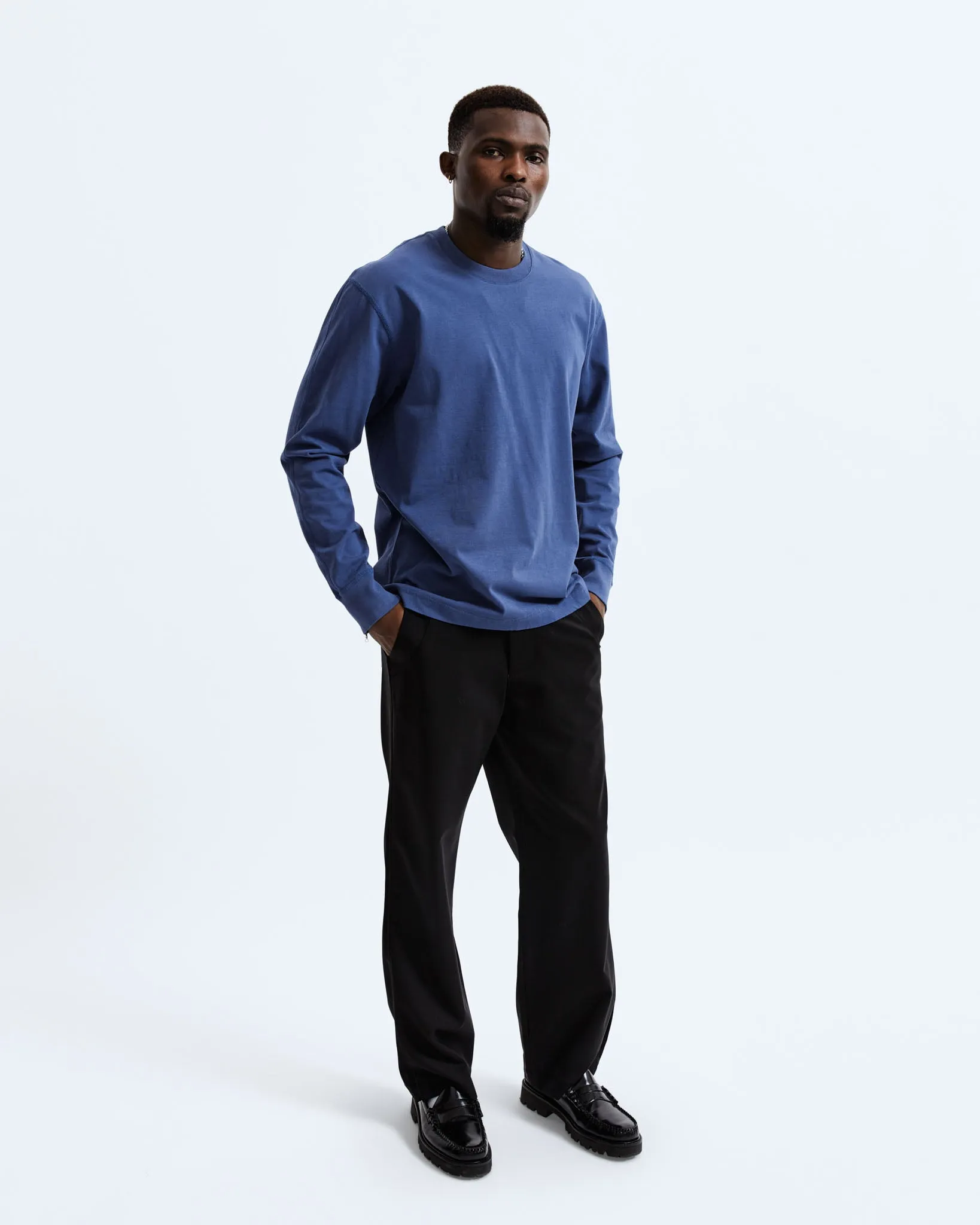 Midweight Jersey Classic Long Sleeve sold by Reigning Champ product image thumbnail 5