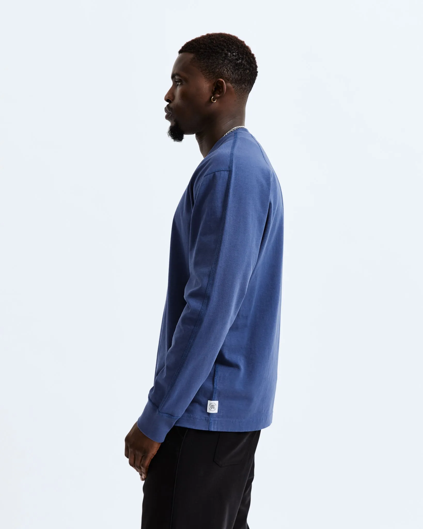 Midweight Jersey Classic Long Sleeve sold by Reigning Champ product image thumbnail 3