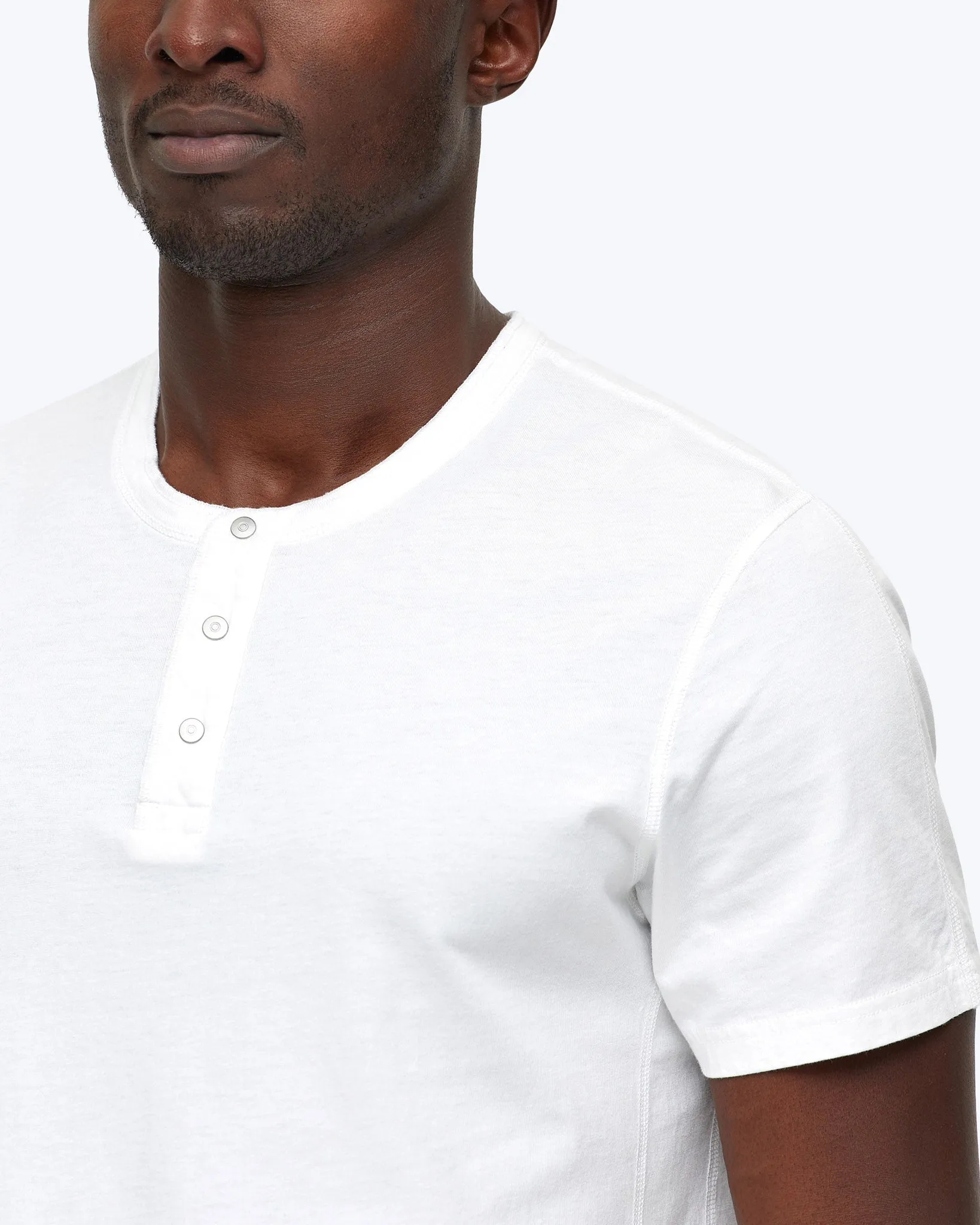 Lightweight Jersey Henley sold by Reigning Champ product image thumbnail 2
