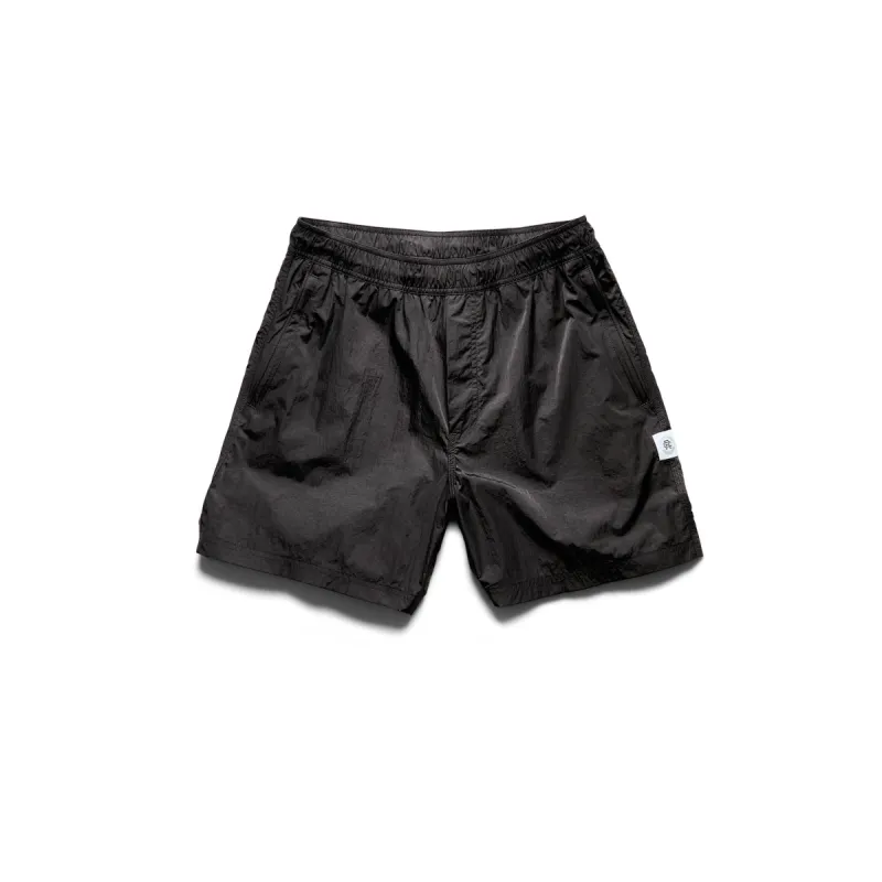 Crinkle Nylon Match Short 6" sold by Reigning Champ