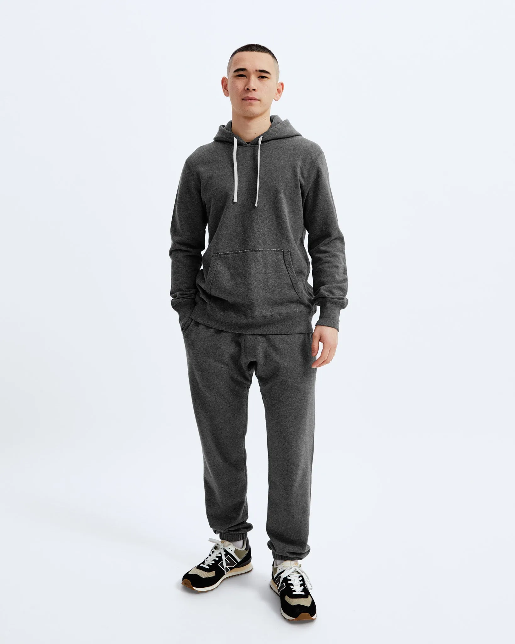 Midweight Terry Slim Pullover Hoodie sold by Reigning Champ product image thumbnail 4