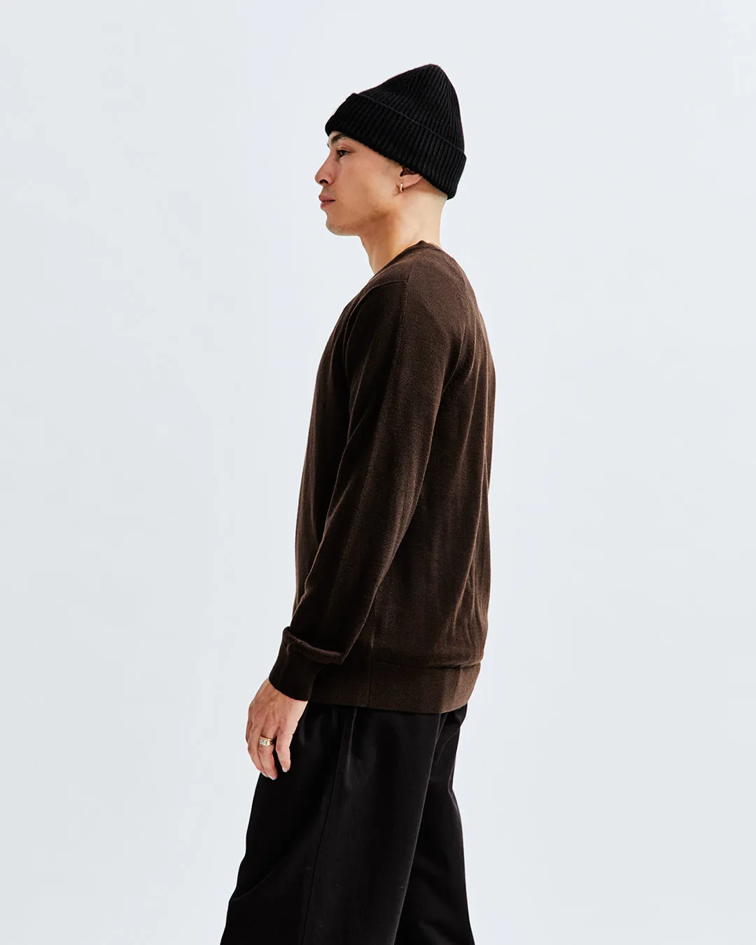 Lightweight Merino Harry Cardigan - Vault sold by Reigning Champ product image thumbnail 3