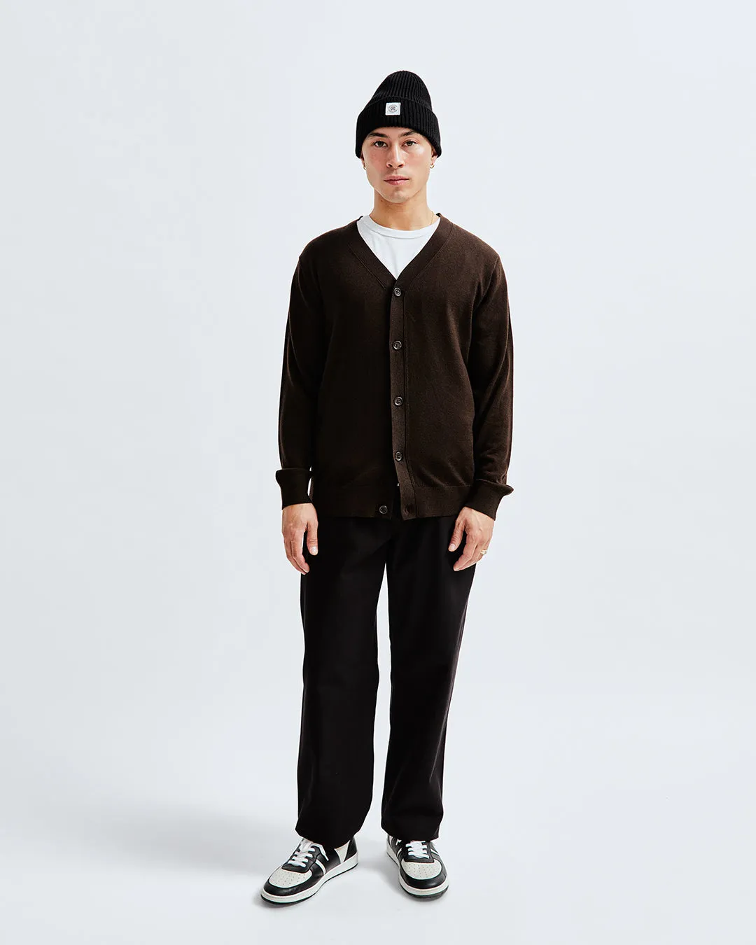 Lightweight Merino Harry Cardigan - Vault sold by Reigning Champ product image thumbnail 5