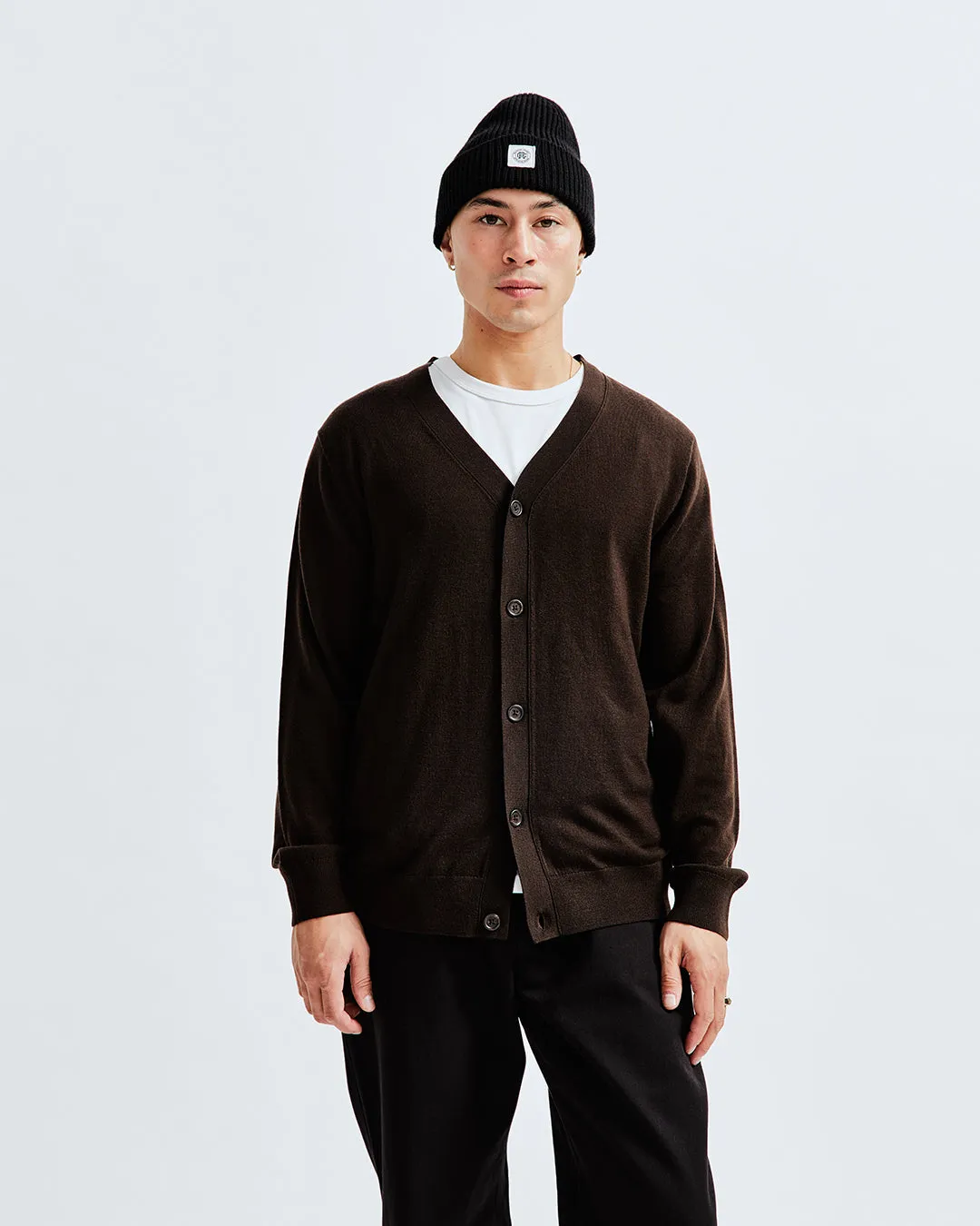 Lightweight Merino Harry Cardigan - Vault sold by Reigning Champ product image thumbnail 2