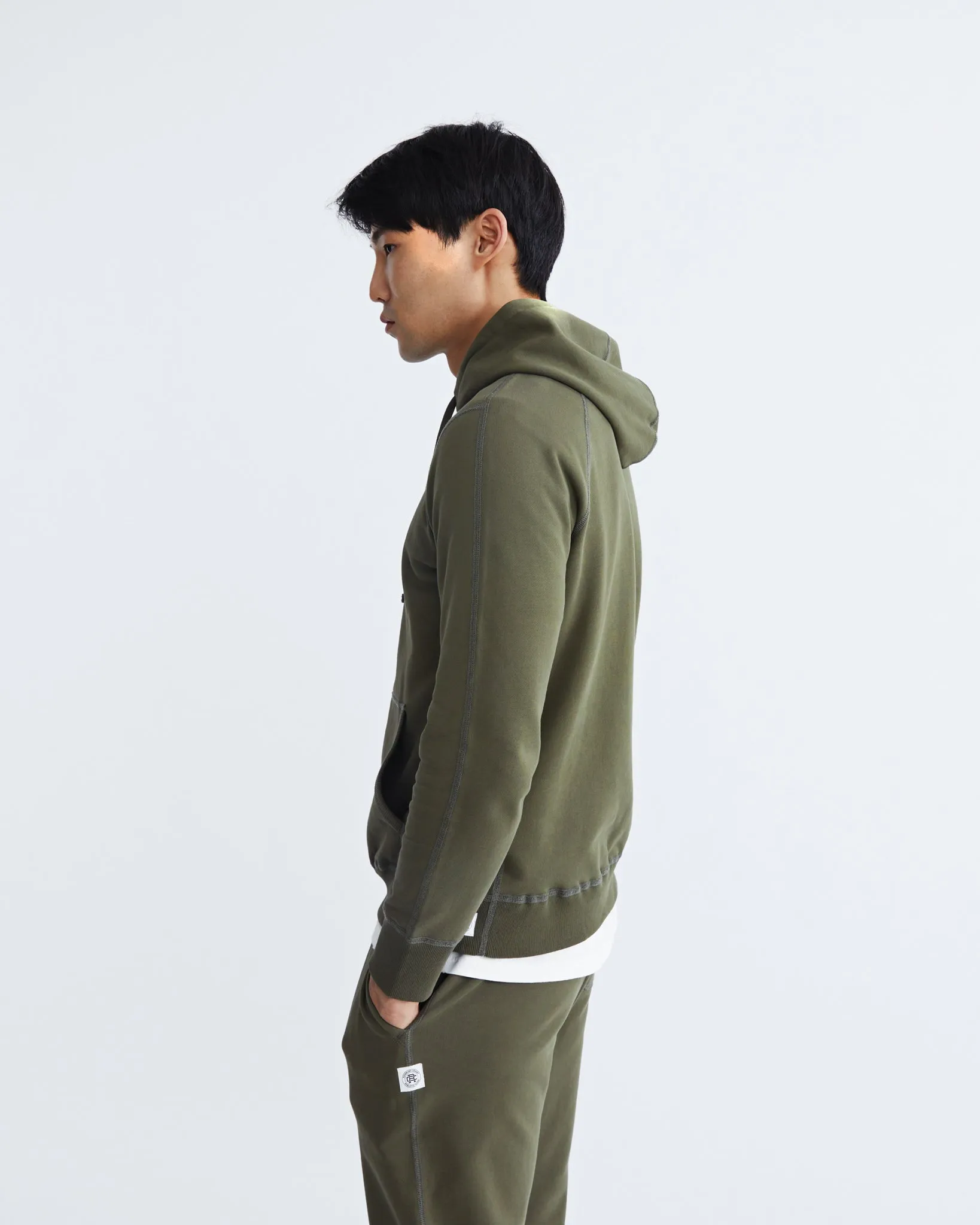 Midweight Terry Slim Pullover Hoodie sold by Reigning Champ product image thumbnail 3
