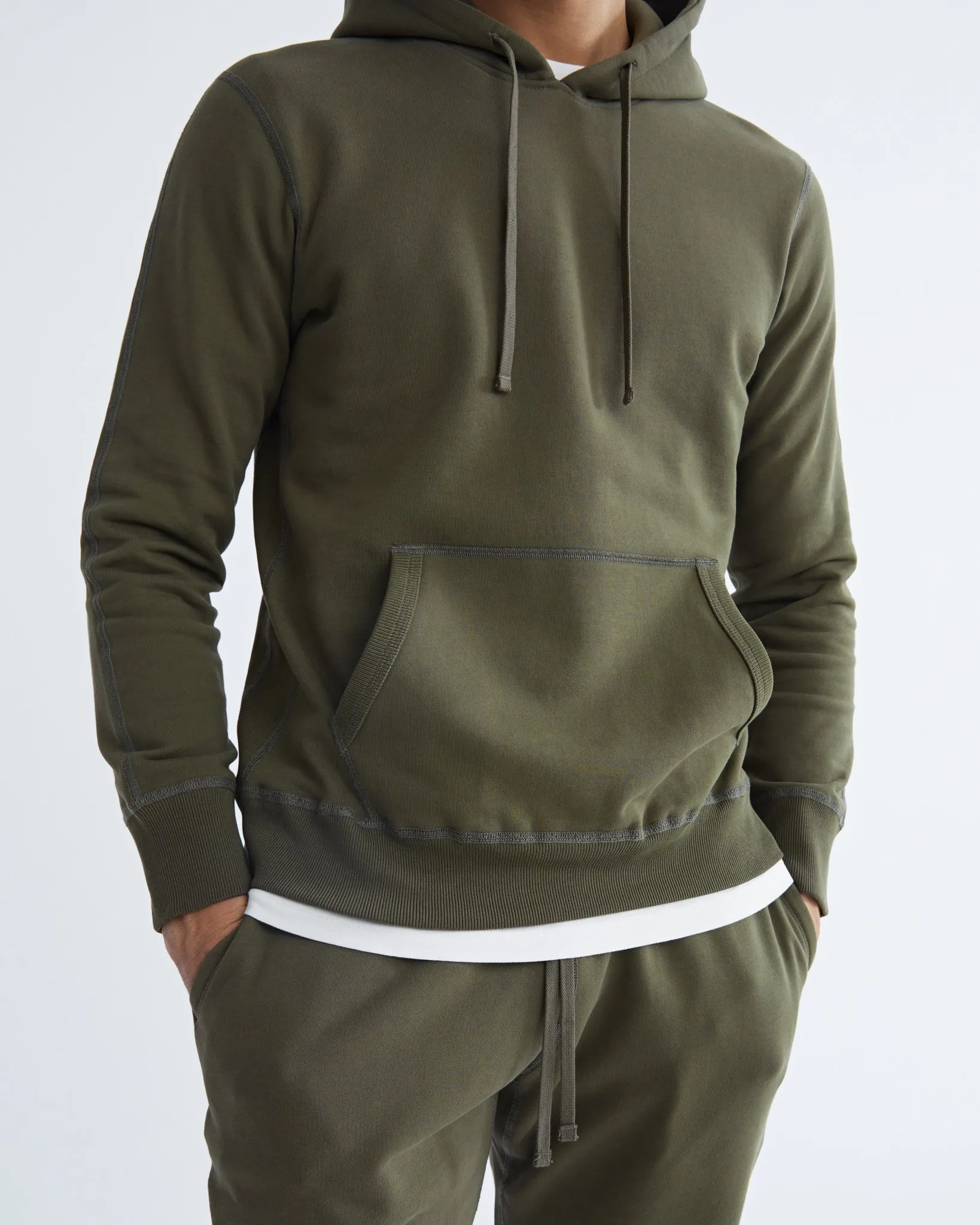 Midweight Terry Slim Pullover Hoodie sold by Reigning Champ product image thumbnail 5