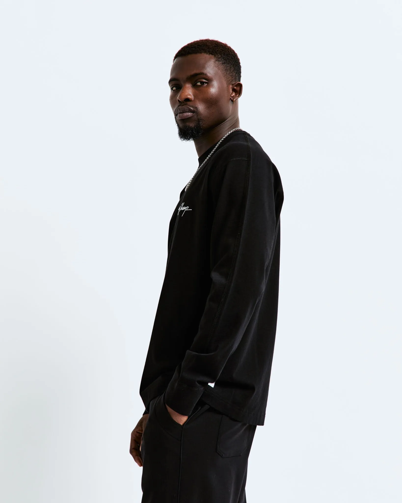 Midweight Jersey Autograph Long Sleeve sold by Reigning Champ product image thumbnail 3