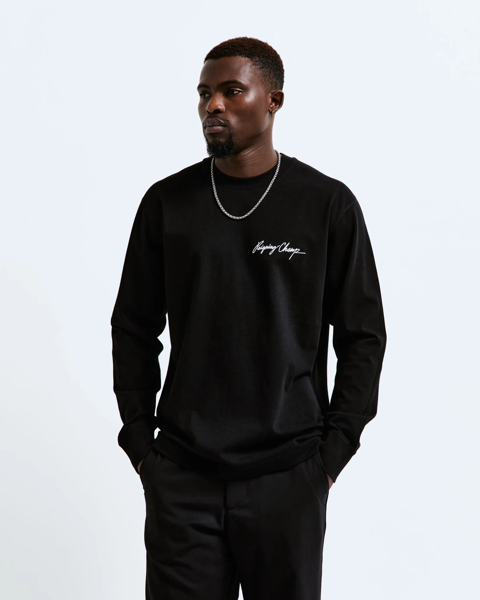 Midweight Jersey Autograph Long Sleeve sold by Reigning Champ product image thumbnail 2