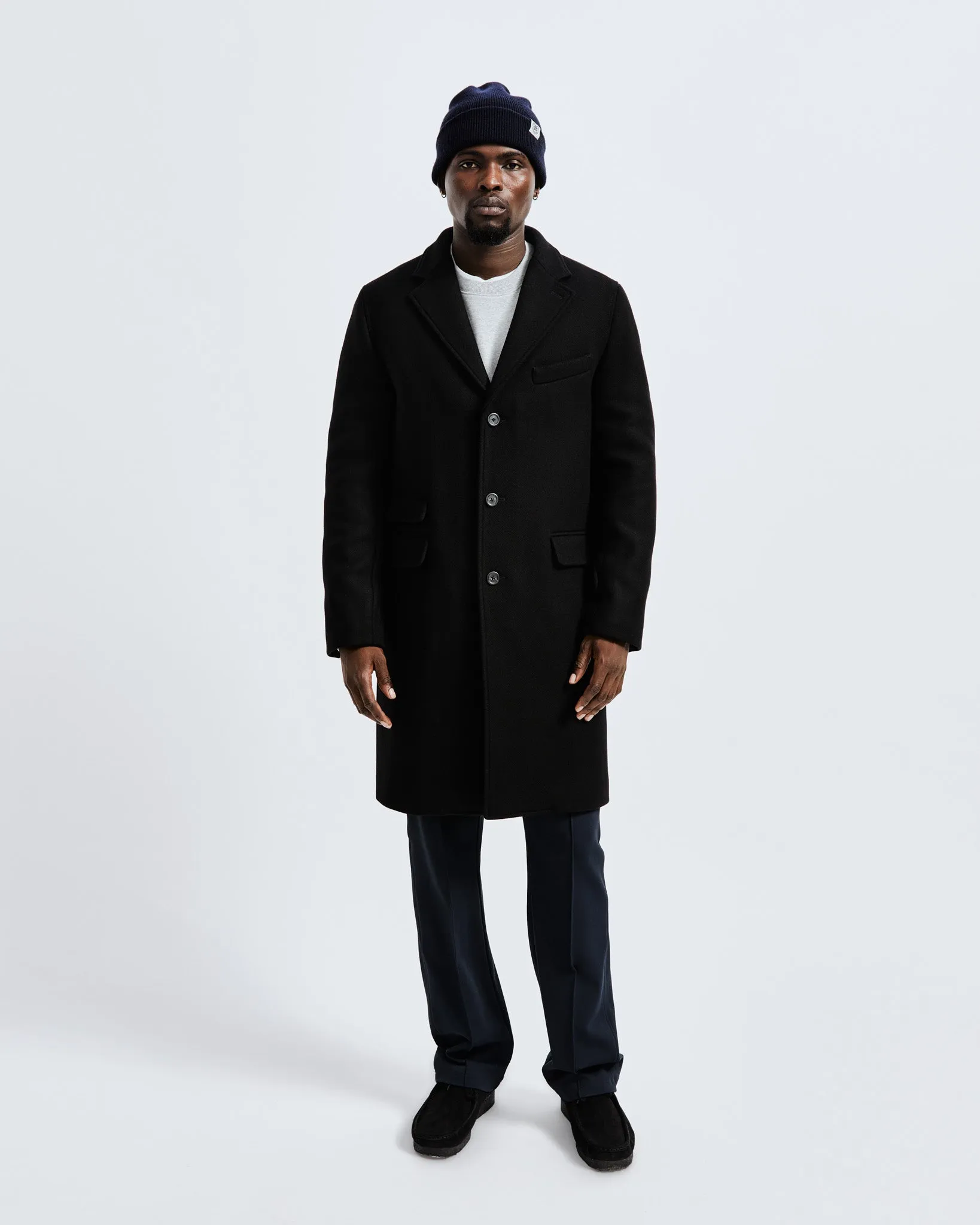 Melton Wool Away Coat | Parallel