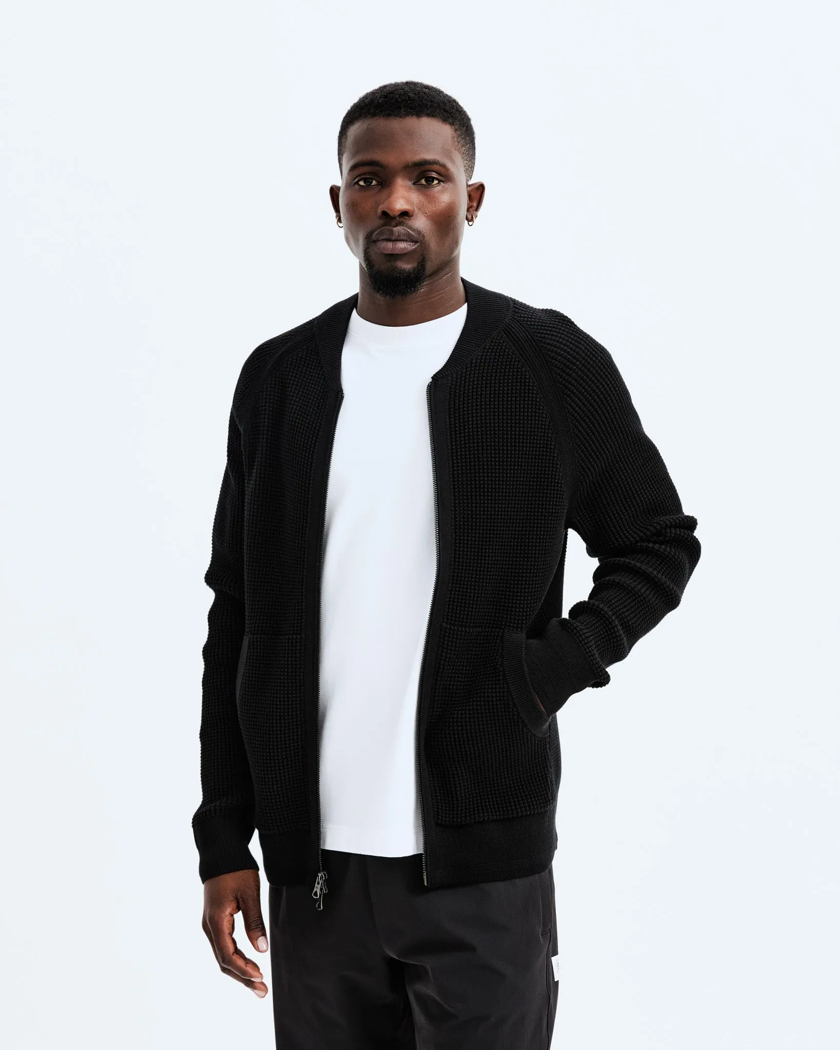 Supima Knit Anthem Bomber sold by Reigning Champ product image thumbnail 2