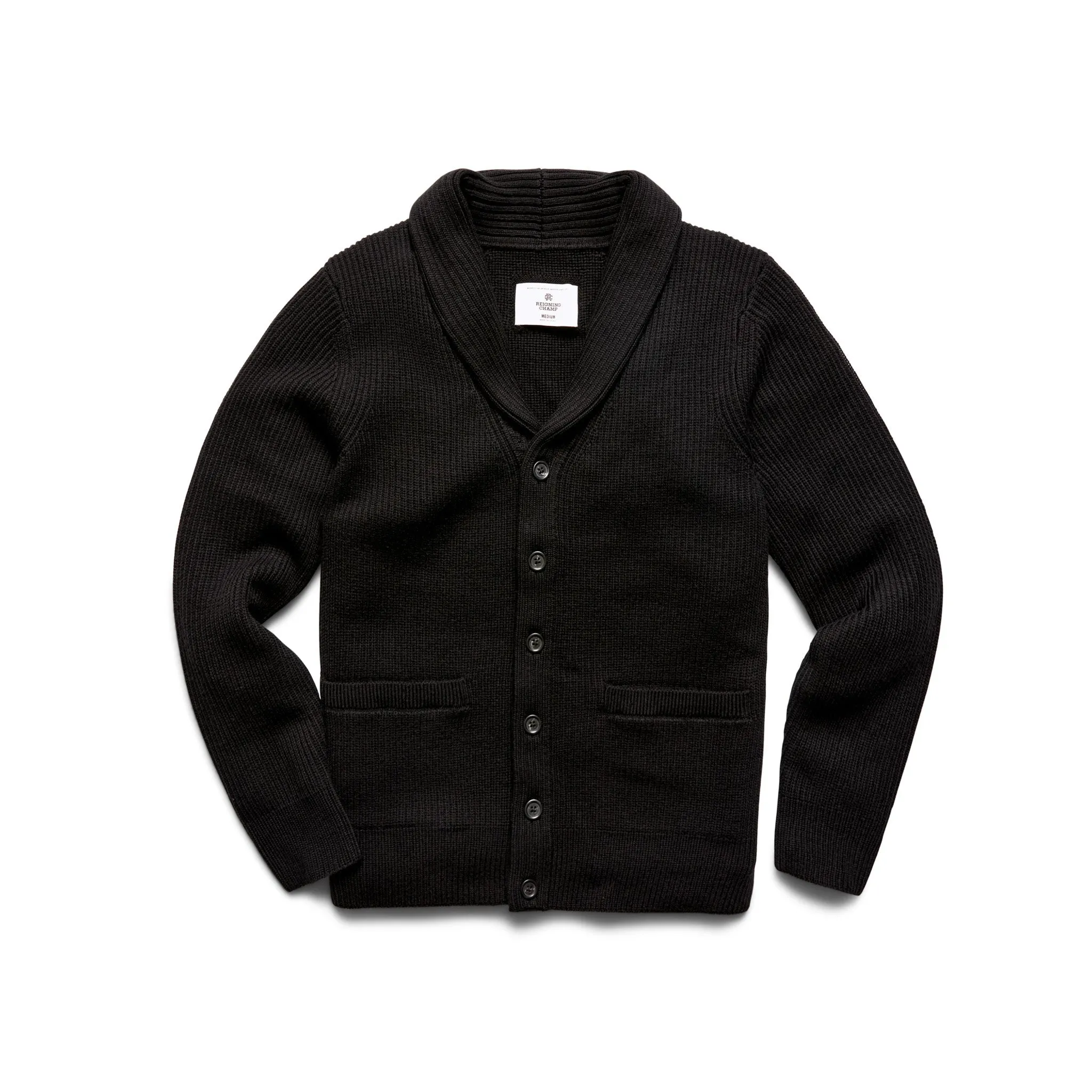Heavyweight Merino Vinnie Cardigan sold by Reigning Champ
