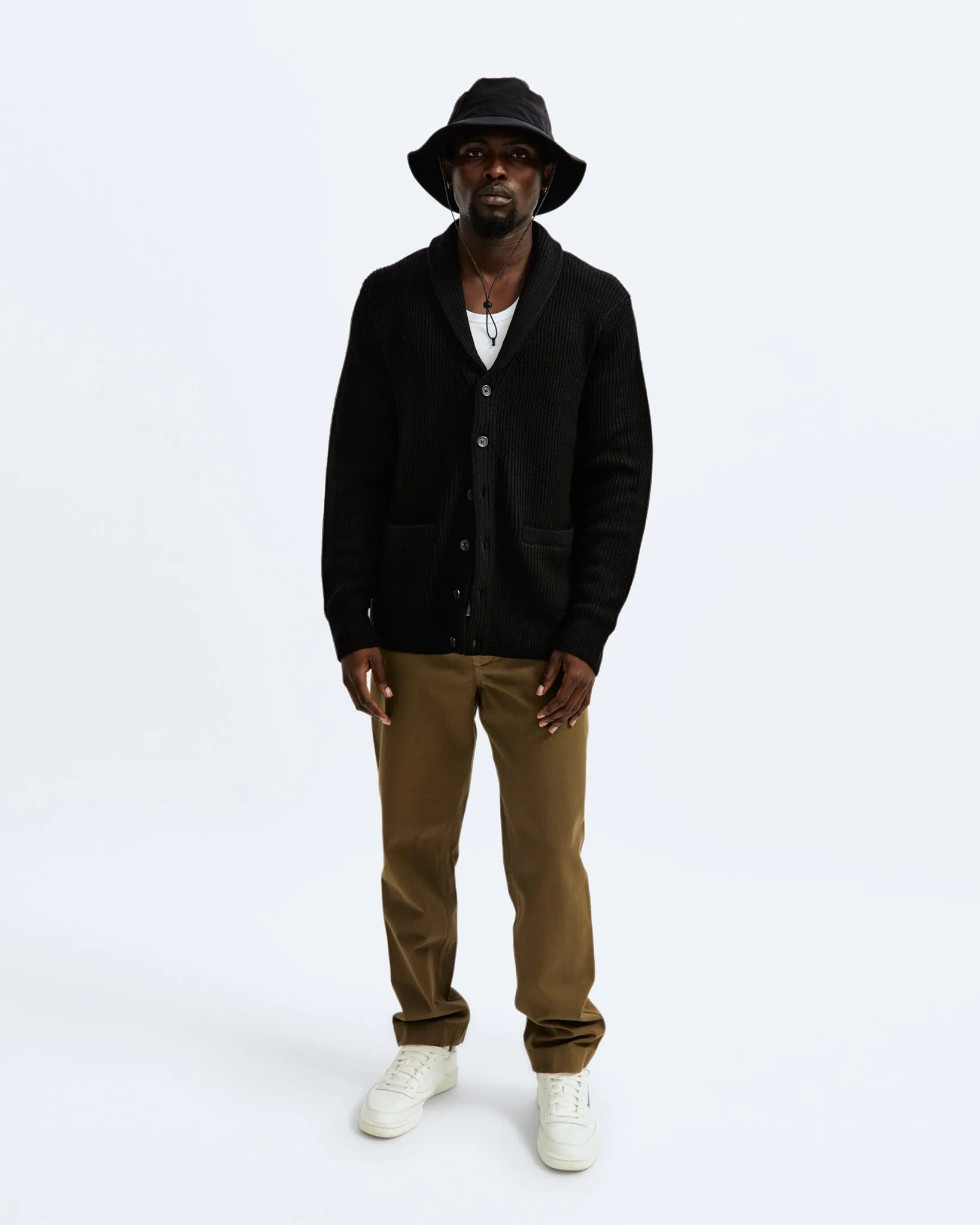 Heavyweight Merino Vinnie Cardigan sold by Reigning Champ product image thumbnail 5