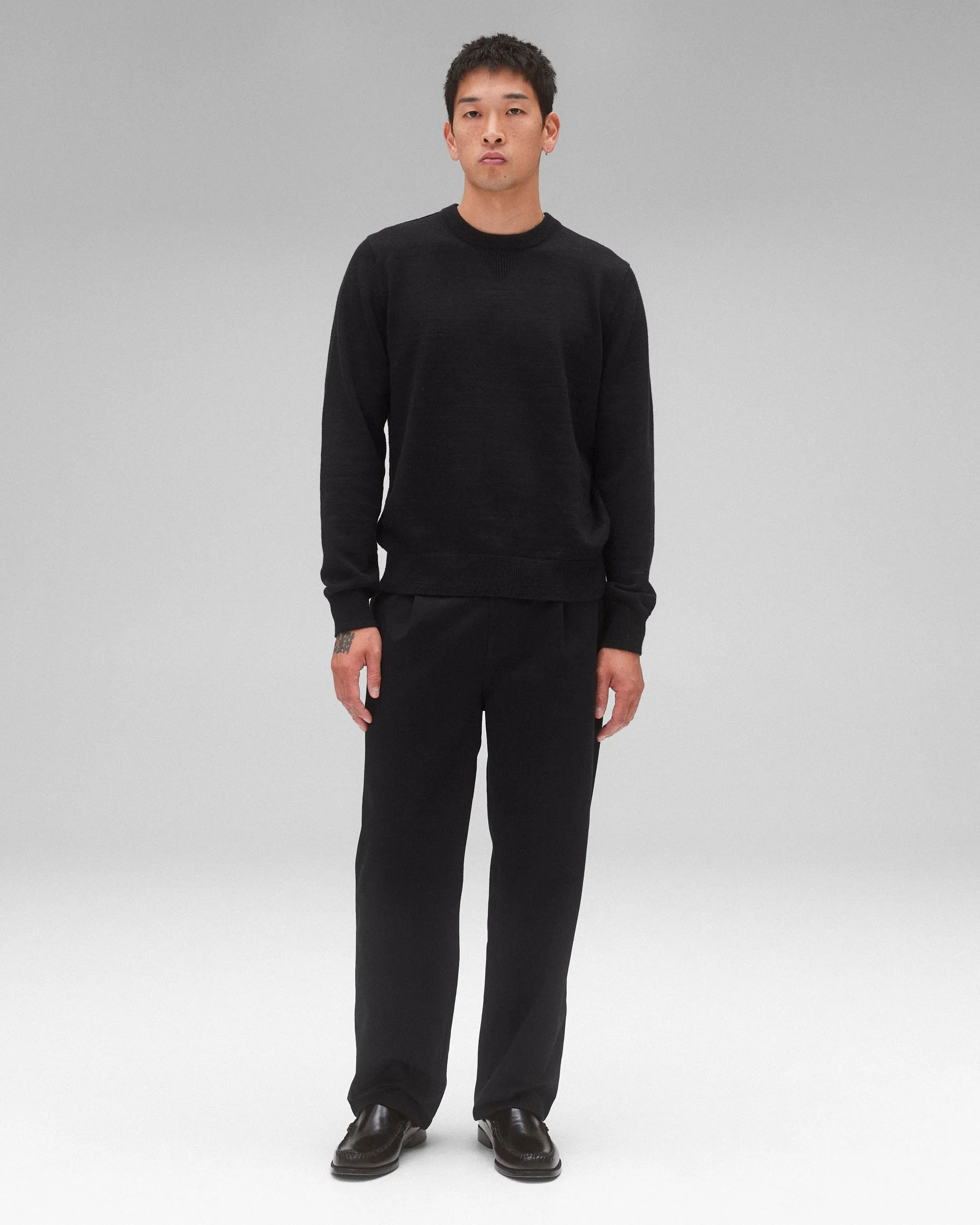 Cotton Slub Laurel Crewneck sold by Reigning Champ product image thumbnail 3