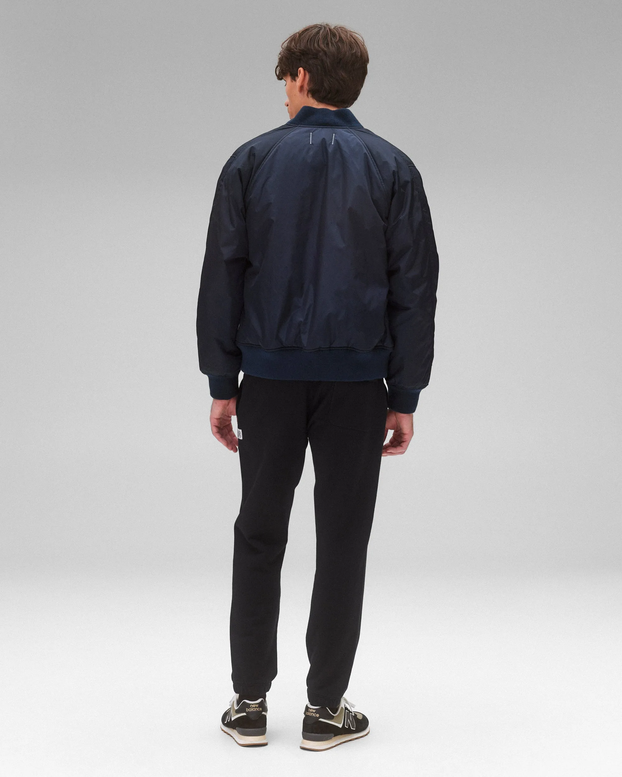 Econyl Satin Nylon Stadium Jacket sold by Reigning Champ product image thumbnail 5