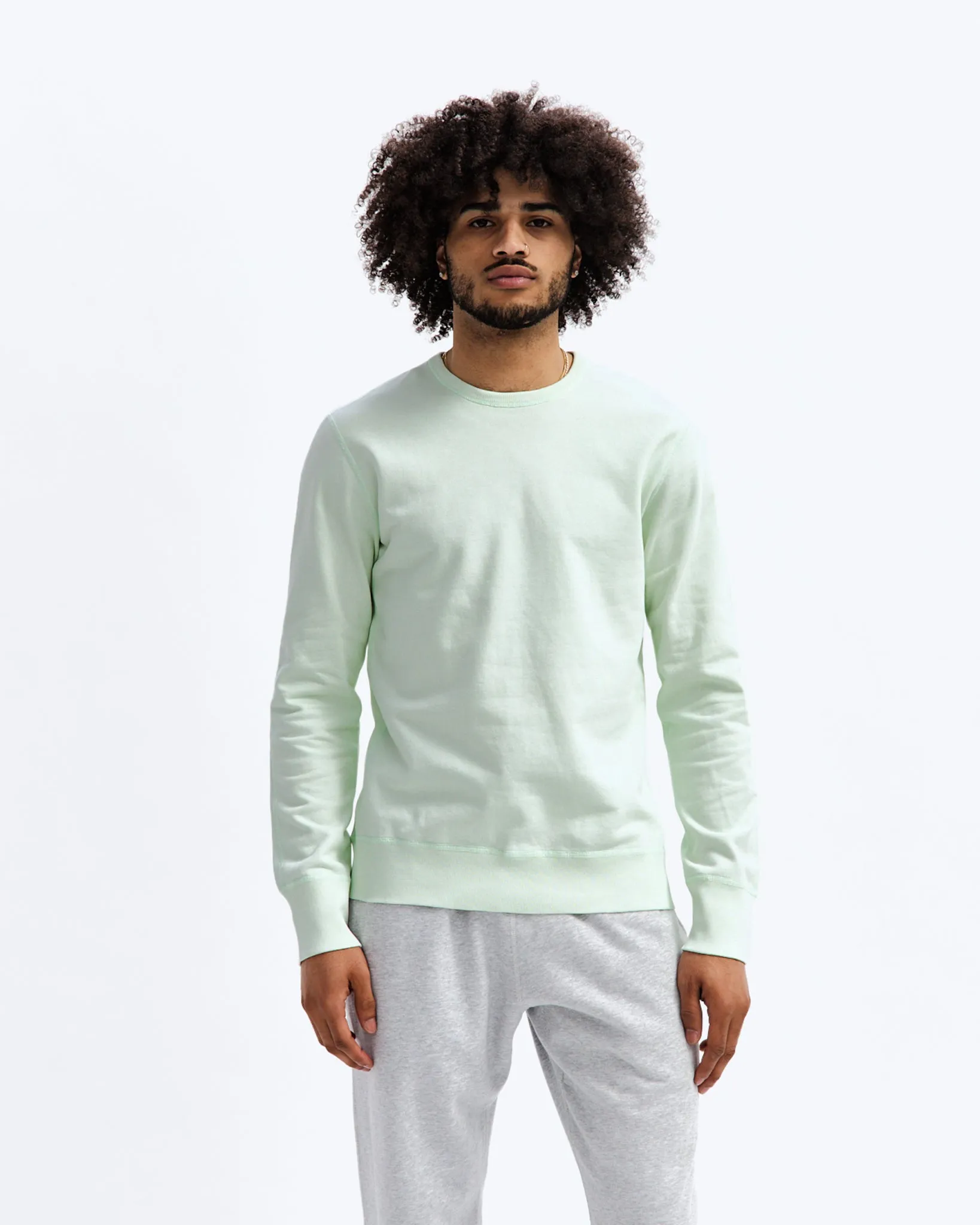 Lightweight Terry Slim Crewneck sold by Reigning Champ product image thumbnail 2