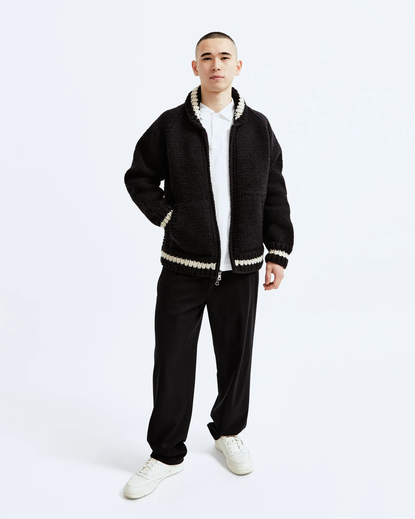 Handknit Varsity Sweater sold by Reigning Champ product image thumbnail 5