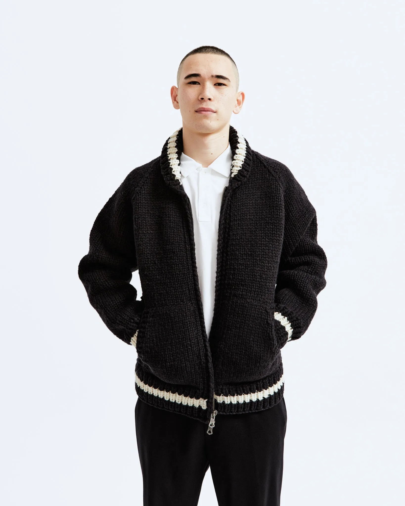 Handknit Varsity Sweater sold by Reigning Champ product image thumbnail 2