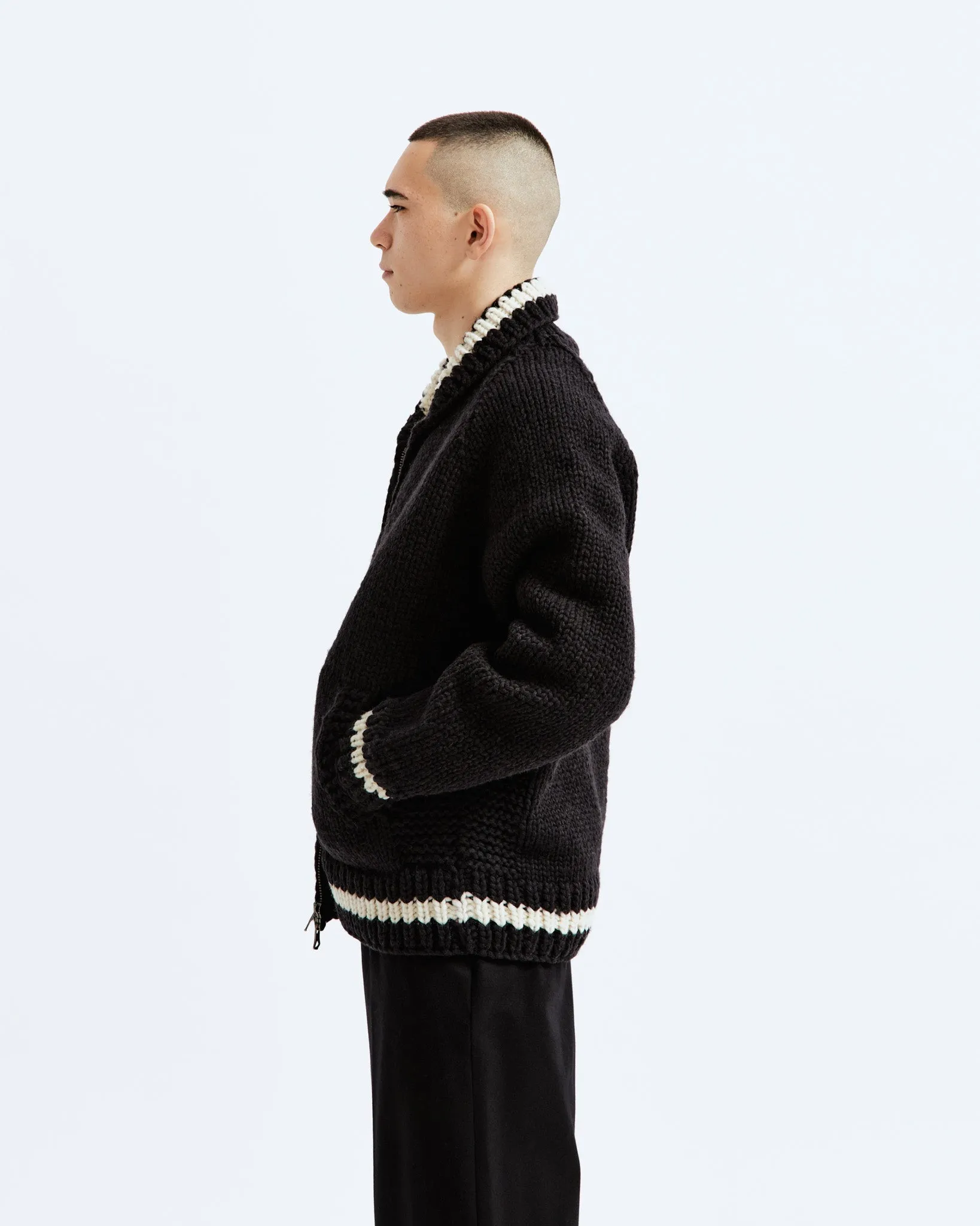 Handknit Varsity Sweater sold by Reigning Champ product image thumbnail 3