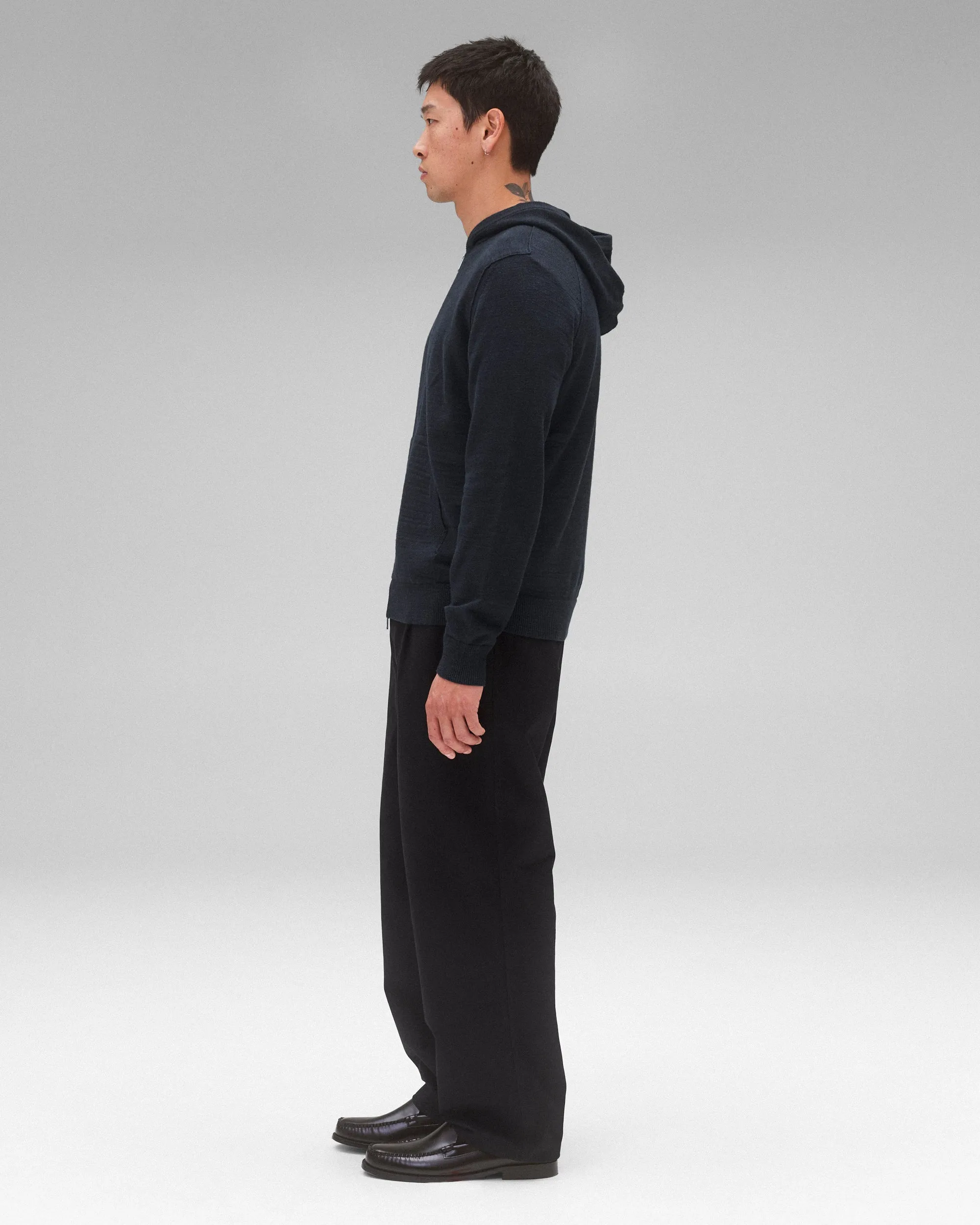 Cotton Slub Laurel Full Zip Hoodie sold by Reigning Champ product image thumbnail 4