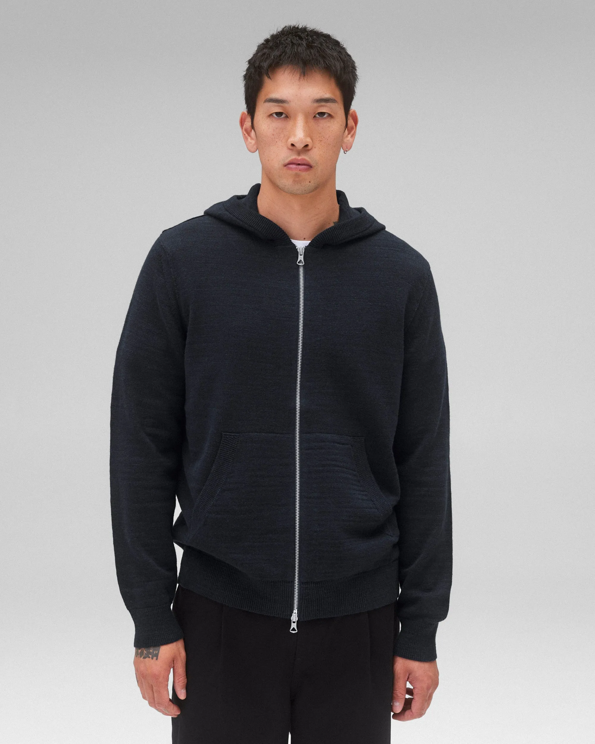 Cotton Slub Laurel Full Zip Hoodie sold by Reigning Champ product image thumbnail 2