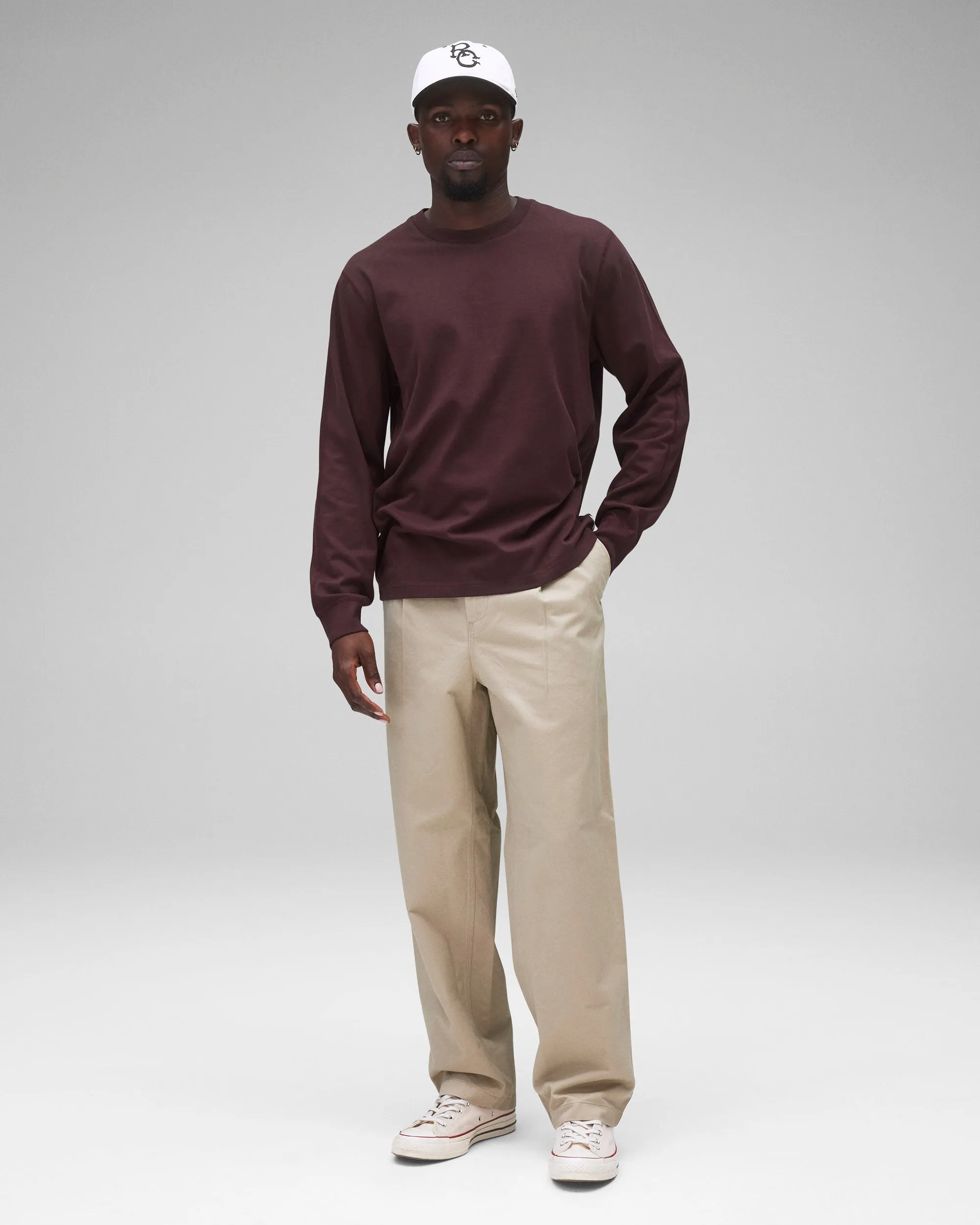 Midweight Jersey Standard Long Sleeve sold by Reigning Champ product image thumbnail 3