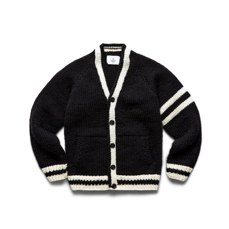 Handknit Collegiate Sweater sold by Reigning Champ